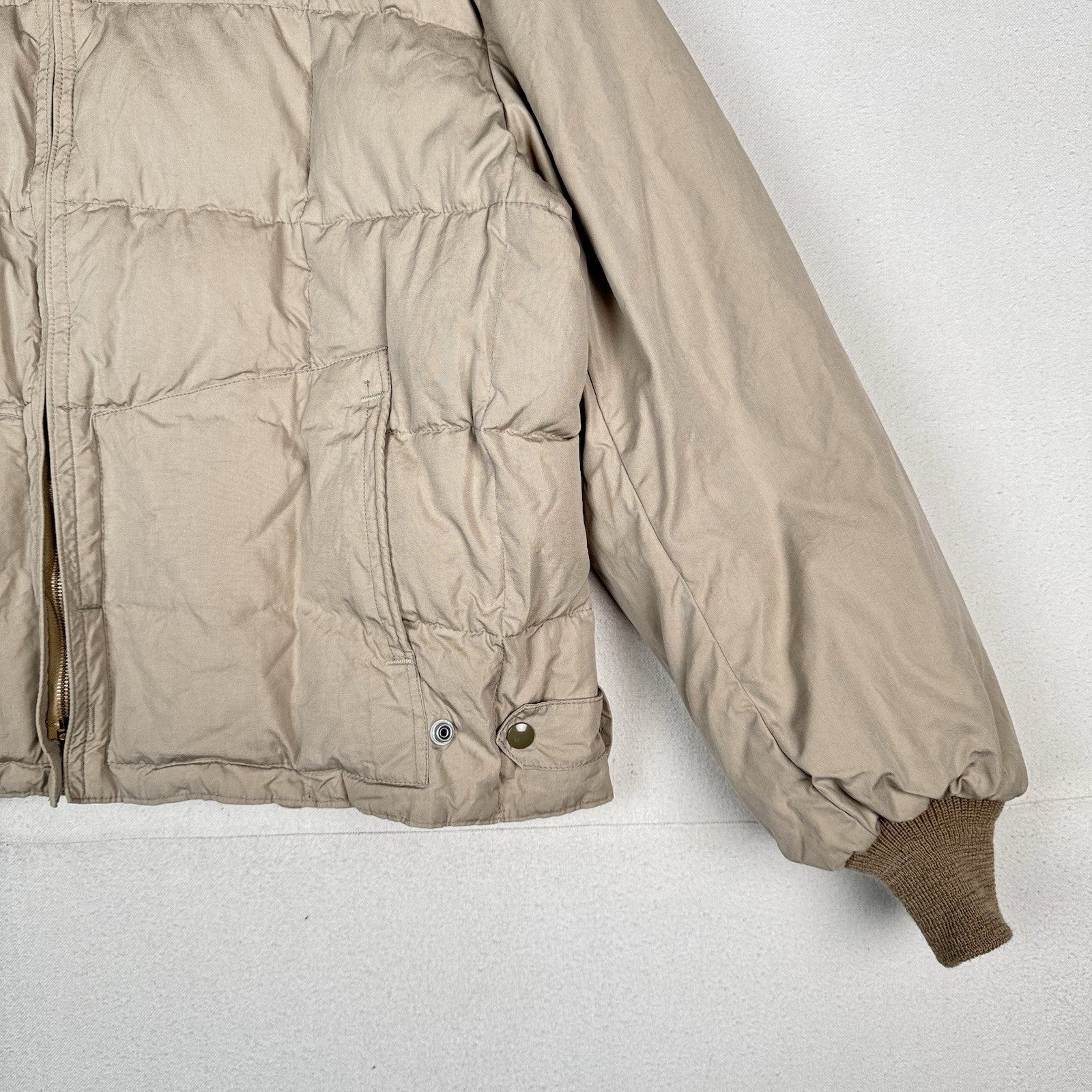 50-60’s Comfy Seattle Quilt Vintage Down Insulated Water Repellent Medium Jacket