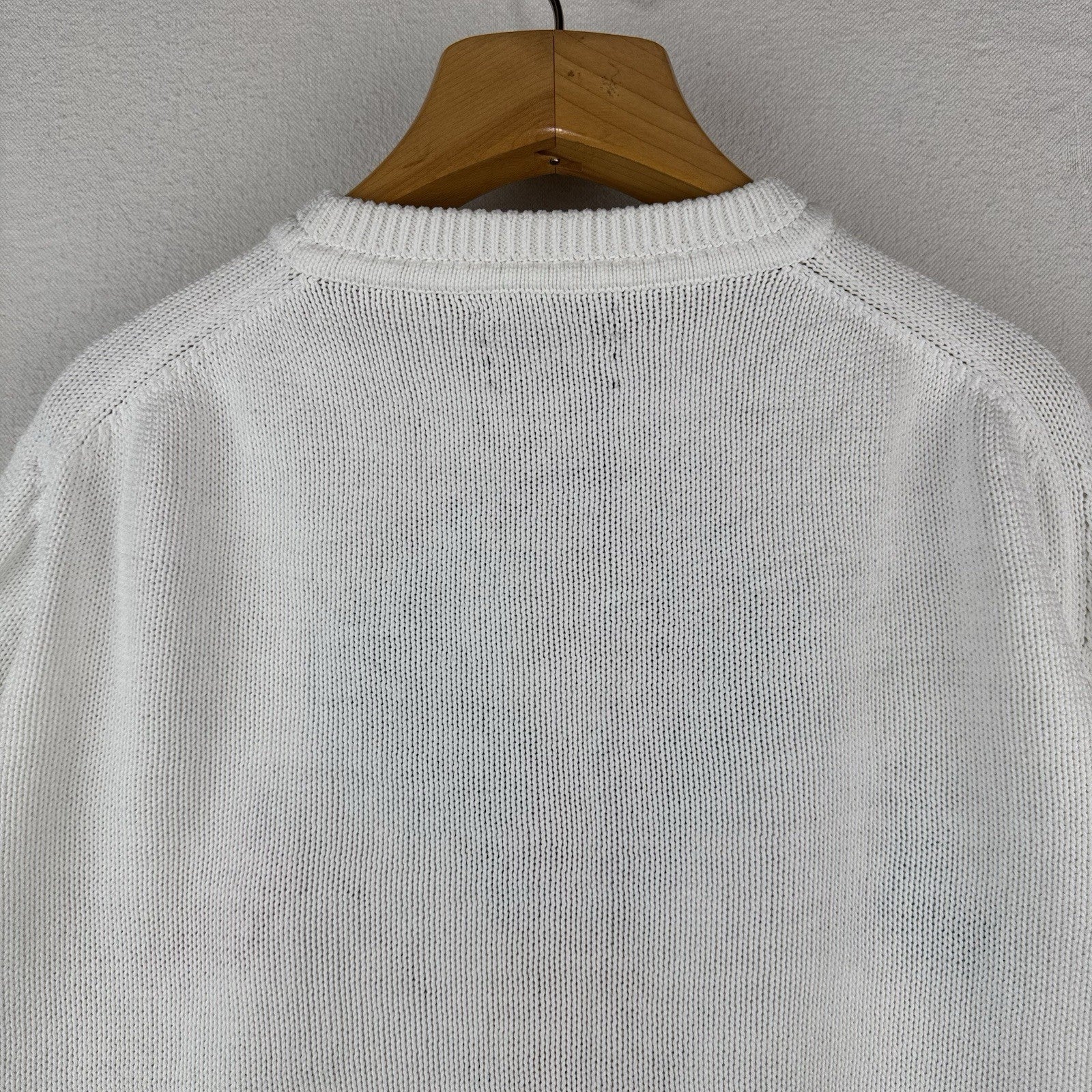 90s Vintage Gant Hand Intarsia Men’s XL Knit Golf Sweater Graphic