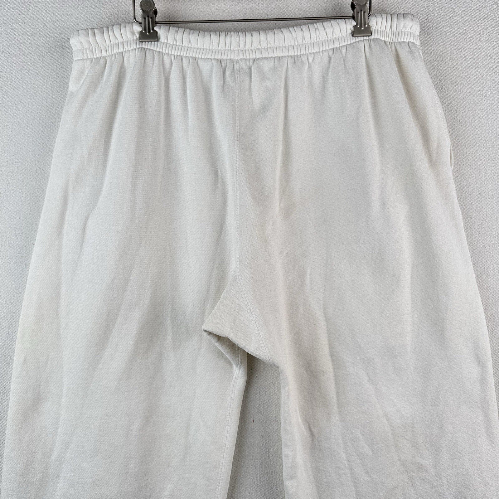 90's Vintage Polo Ralph Lauren Men's XL White Gusset Sweatpants Relaxed Fit
