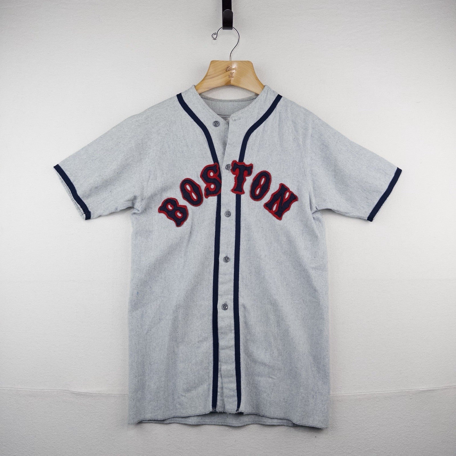80’s Vtg Boston Red Sox Flannel Road Baseball Jersey Empire Sporting Goods