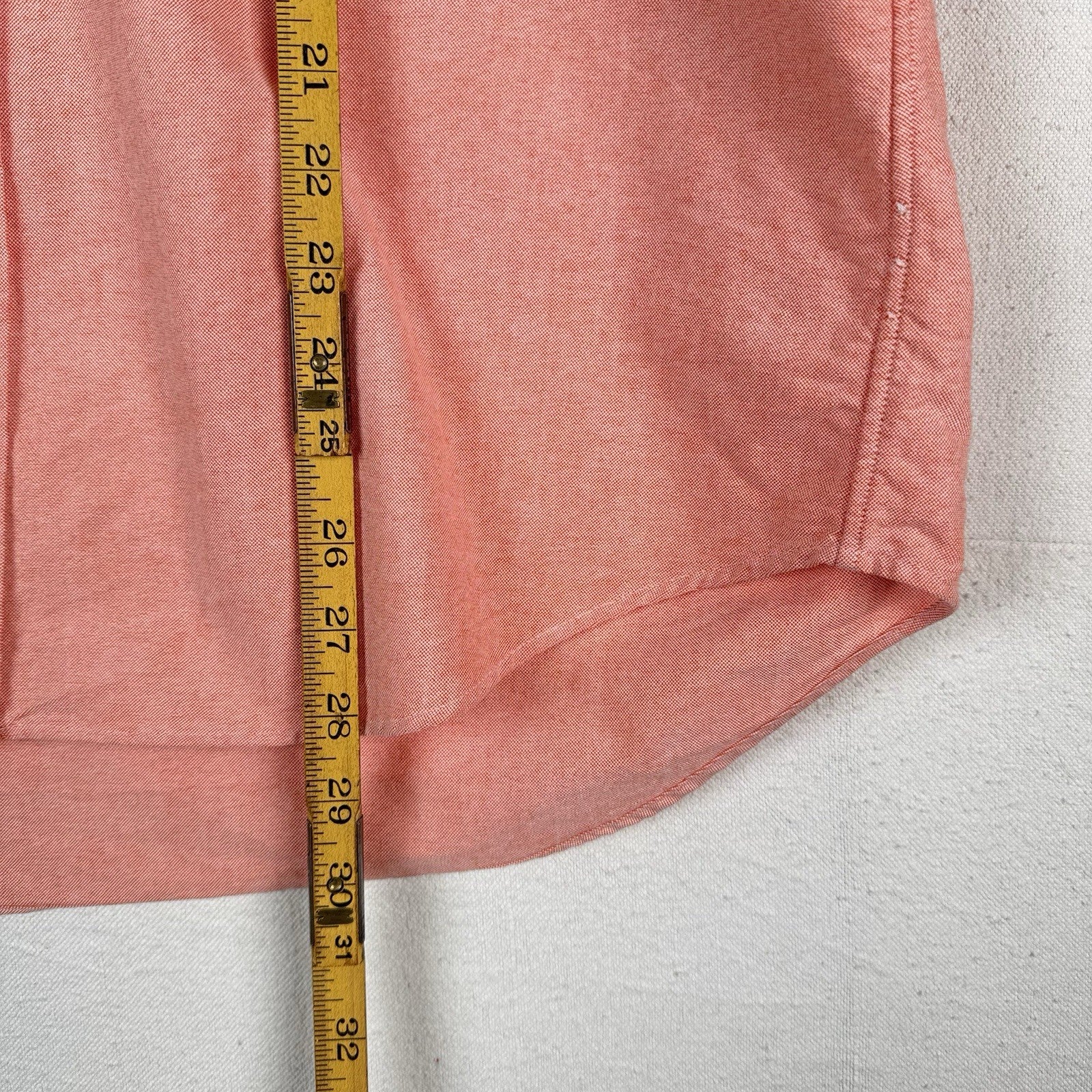 Ralph Lauren Long Sleeve Men’s Large Button Down Shirt Peach