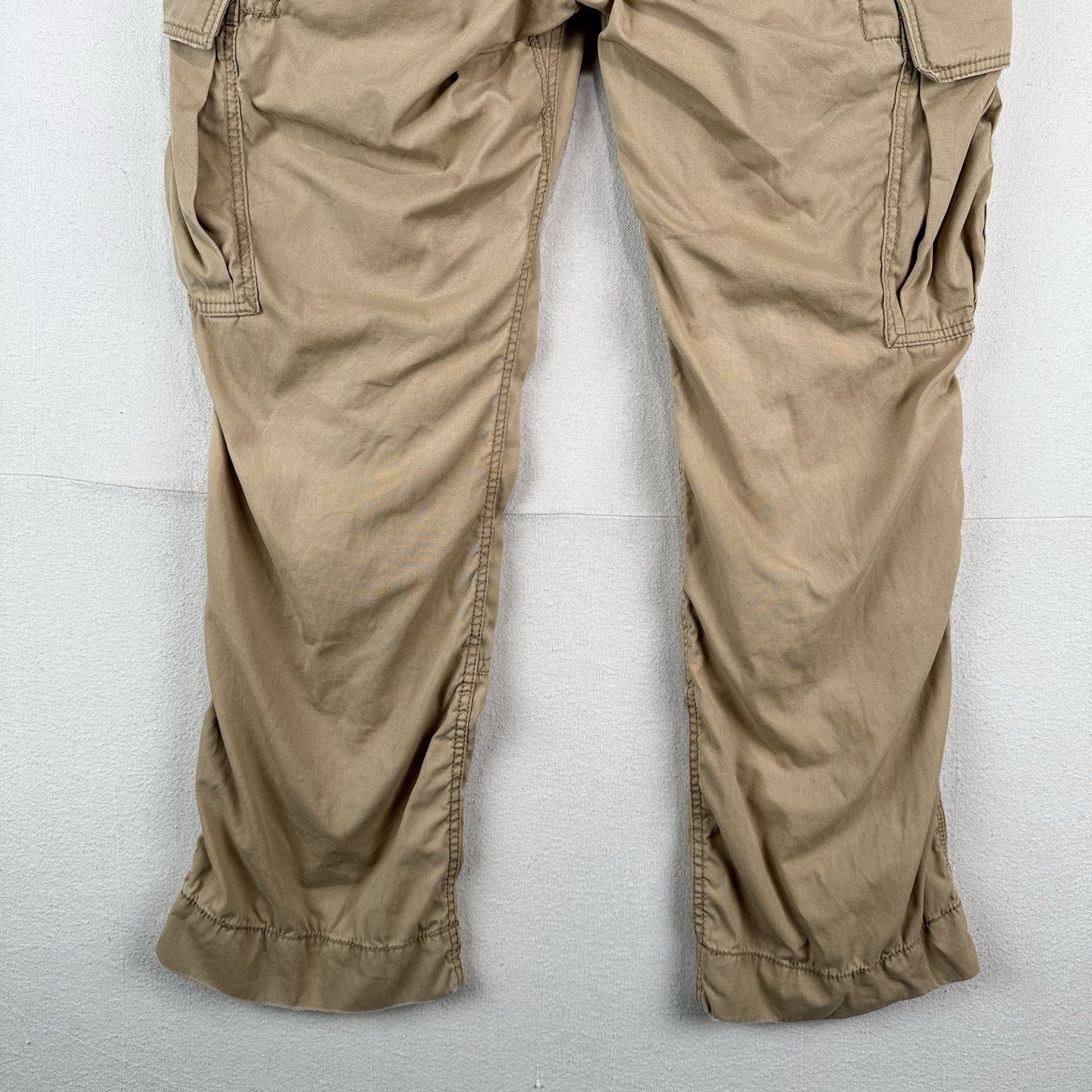 90’s Vtg Polo Ralph Lauren Men’s 36x30 Pocket Cargo Pants Military Beige M-51