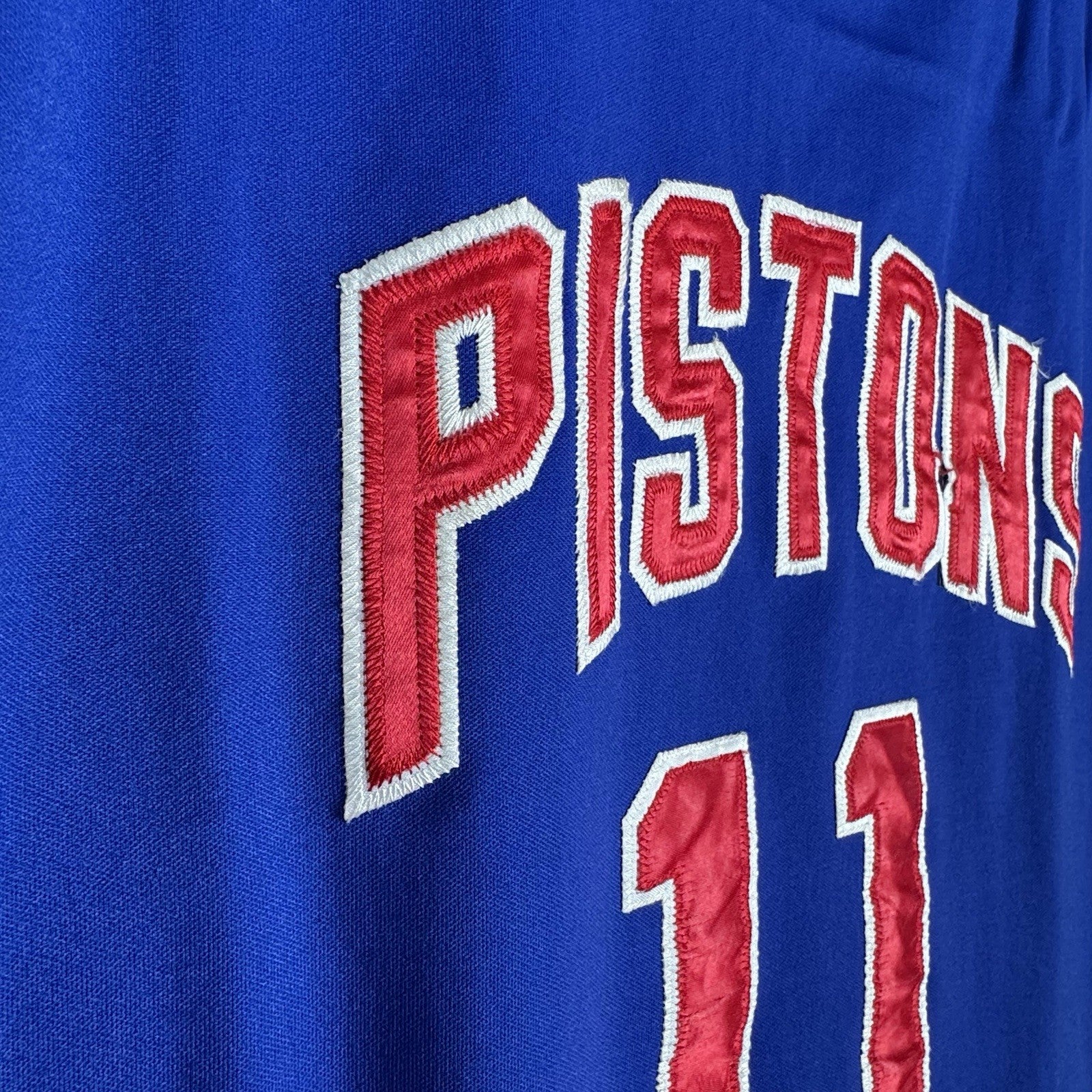 Vintage Detroit Pistons Isiah Thomas Jersey Mens 2XL Mitchell Ness Made In USA