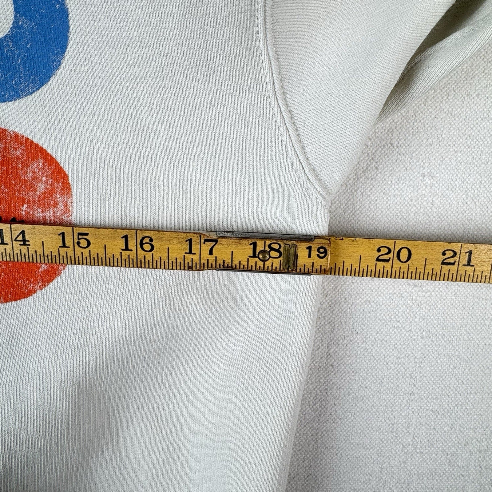 Polo Ralph Lauren Logo Wave Graphic Hoodie Women’s XS White Sun Surf *Read
