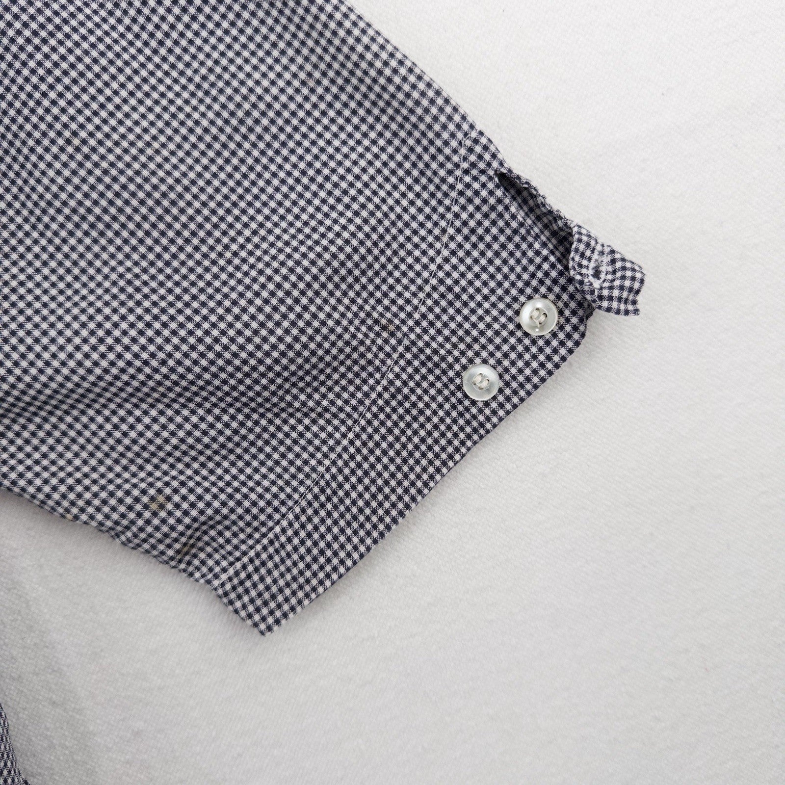 50’s Vtg McGregor Shirt Men’s L (16-17) Golden Key Tunic Popover Shirt Gingham