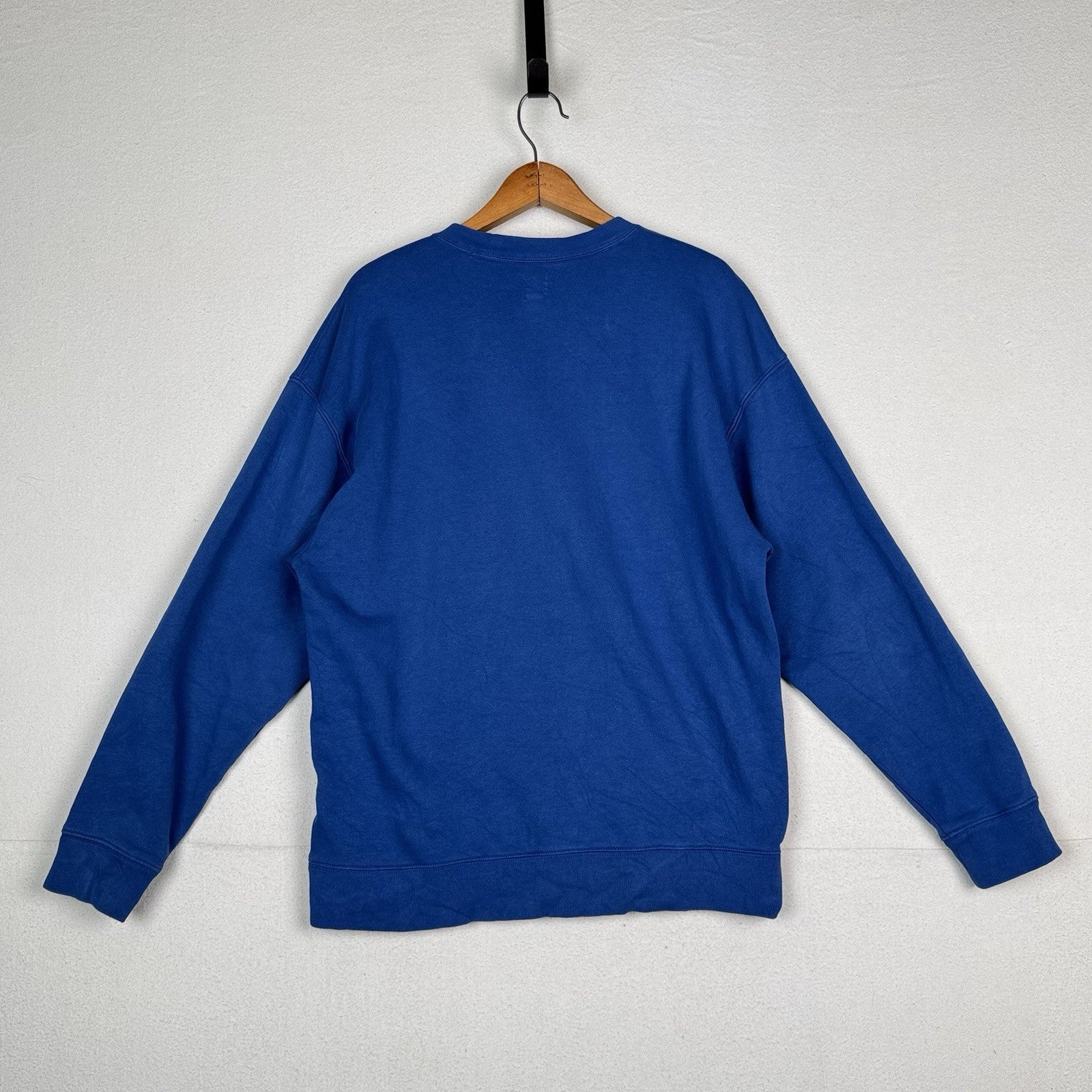 Vintage Gap Sweatshirt Men’s Imperial Blue Crewneck Spell Out Fleece Large