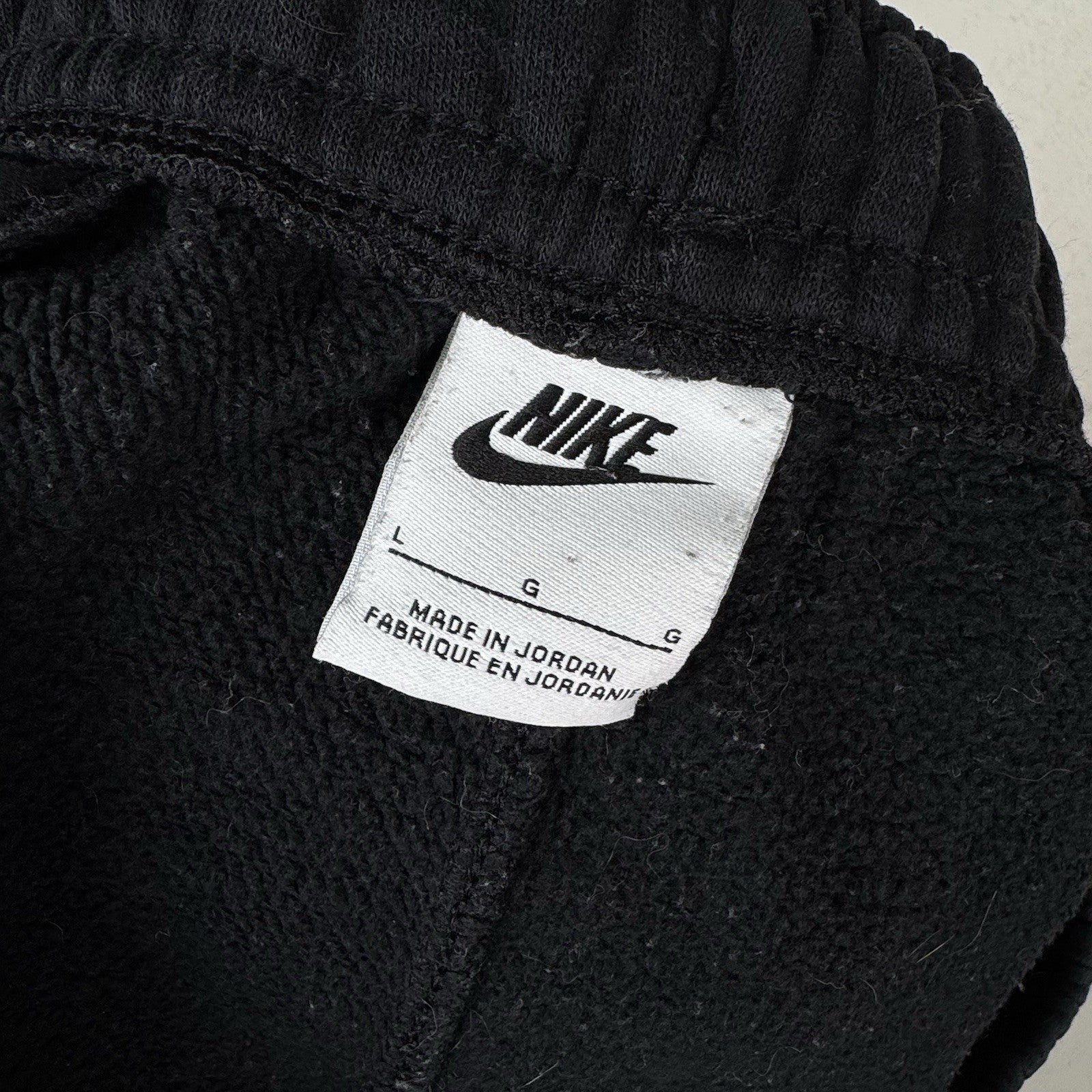 Nike Sportswear Club Men’s Fleece Joggers Black Large Sweatpants