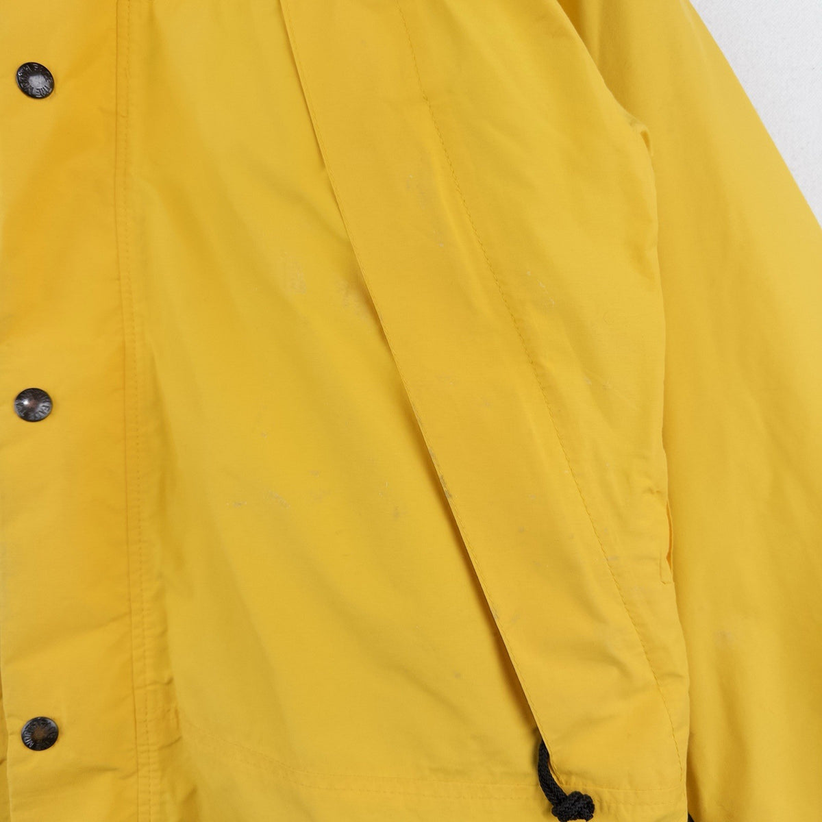 90’s Vtg North Face Mountain Jacket Men’s M Yellow Black Made in USA *Distressed