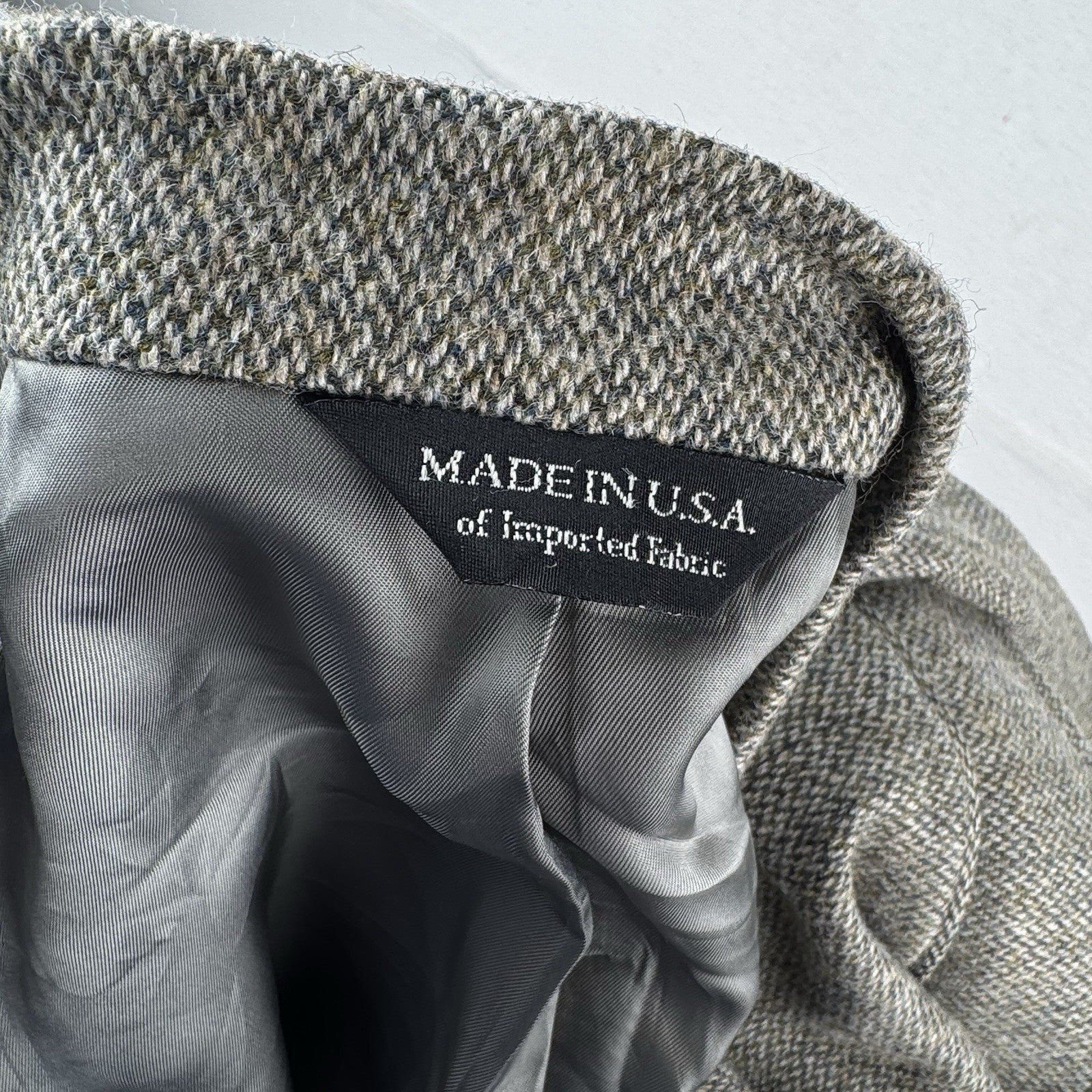 The Andover Shop Herringbone Wool Blazer Jacket Sport Coat Men’s 42 21”x30” USA