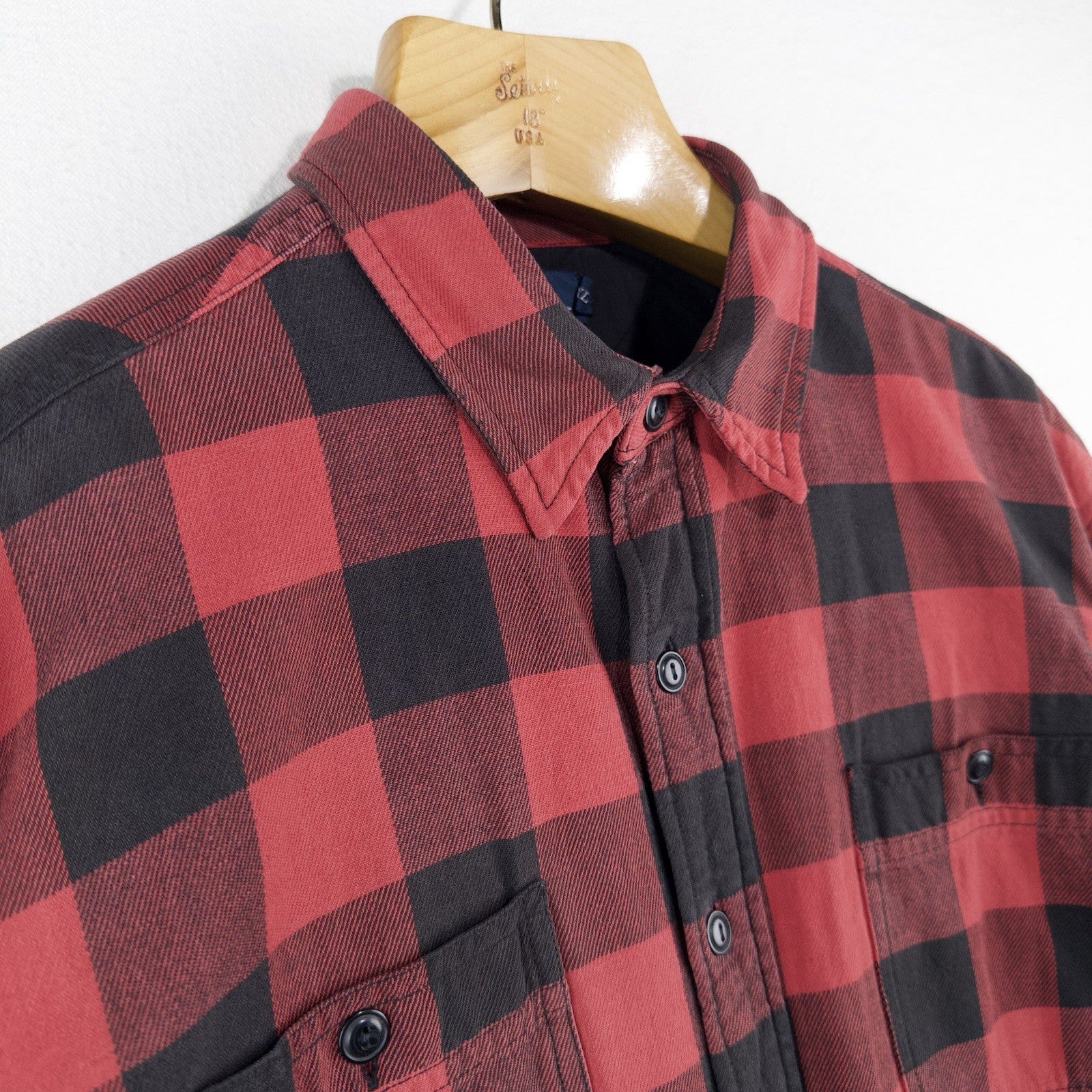 90’s Polo Ralph Lauren XL Farrell Insulated Lined Buffalo Flannel Shirt Jacket
