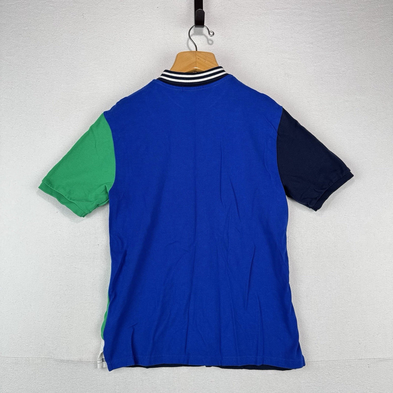 Polo Ralph Lauren Big Pony Mesh Boy's XL 18-20 Shirt Green Blue *Read