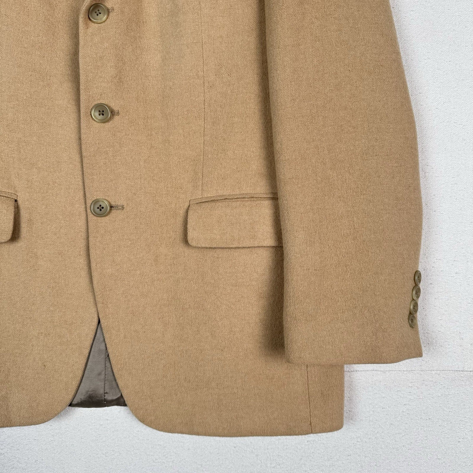 Vintage Ralph by Ralph Lauren Men’s 40R Camel Hair Sport Coat Blazer Tan