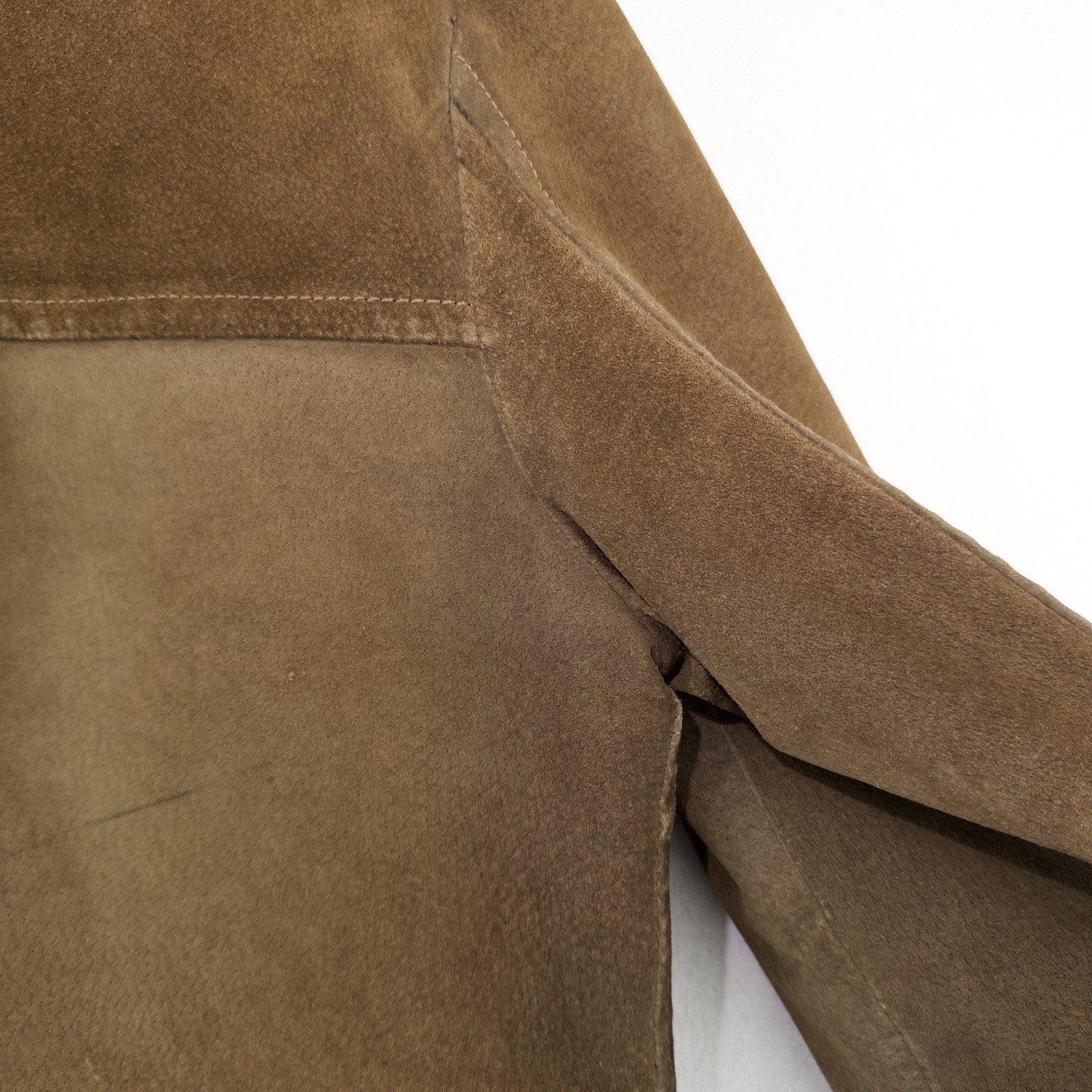 60’s Vtg Lakeland Suede Shearling Rancher Jacket Sherpa Collar Men’s 40 Long USA