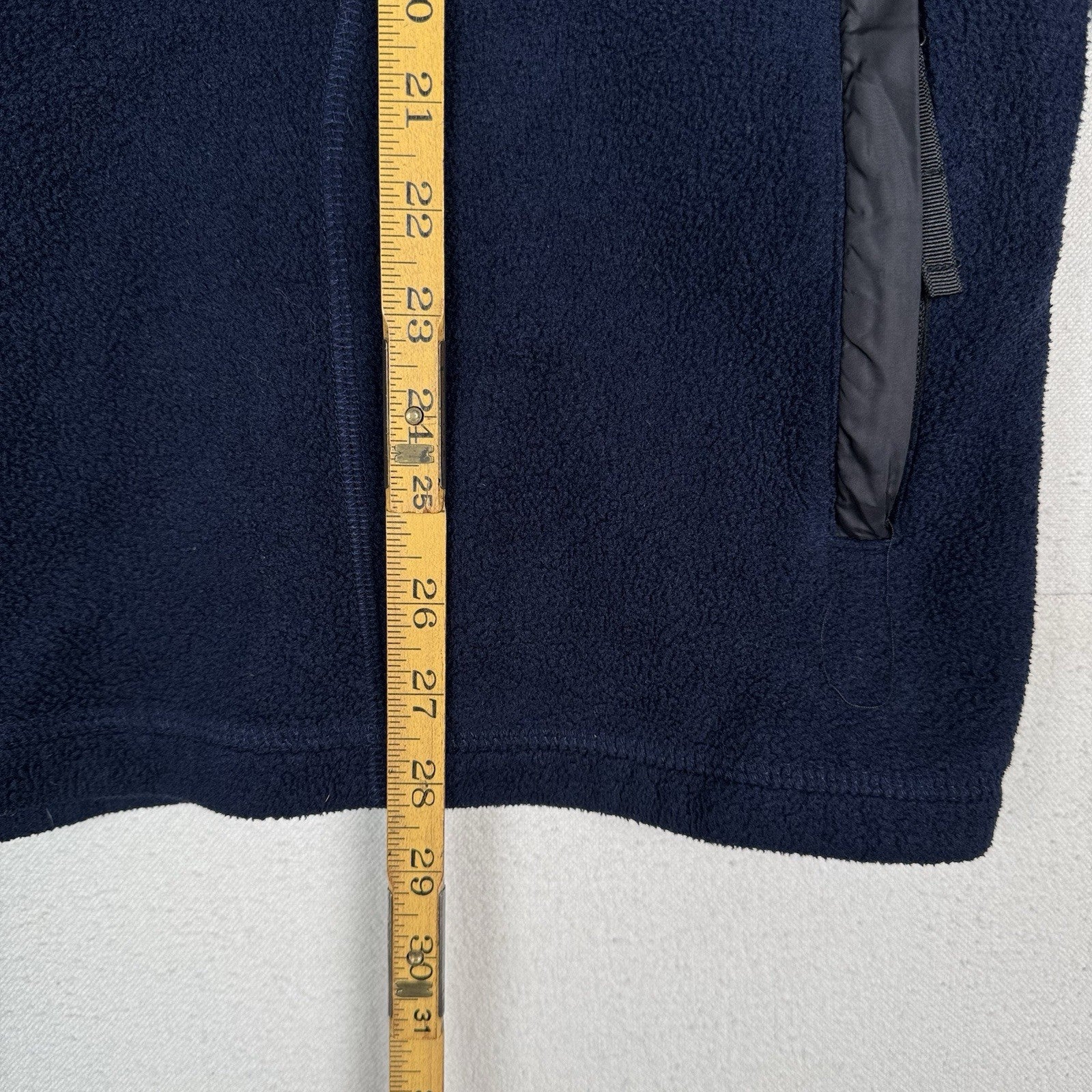 Vintage 90s Polo Sport Ralph Lauren 1/4 Zip Jacket Mens XL Blue Fleece Spellout