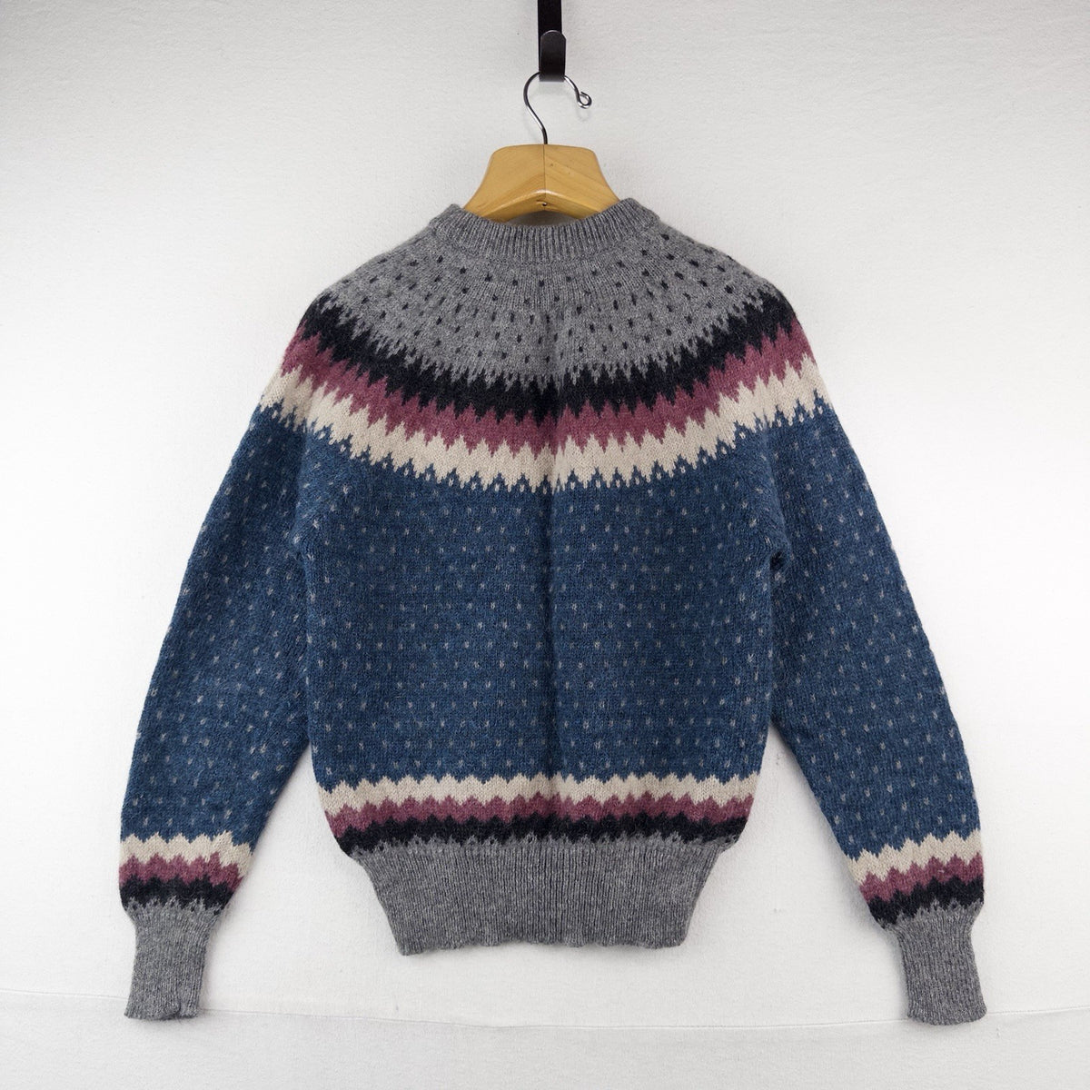90’s Vtg Woolrich Knit Sweater Wool Mohair Blend Fair Isle Men’s Medium