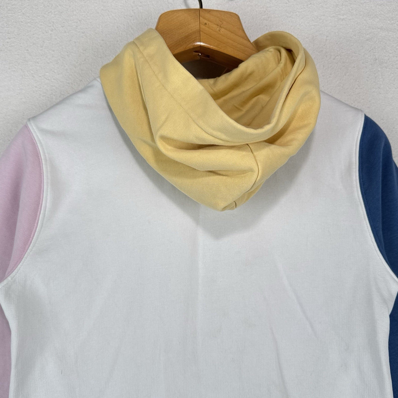 Polo Ralph Lauren Kids L 14-16 Polo Bear Colorblock Fleece Hoodie White *Read