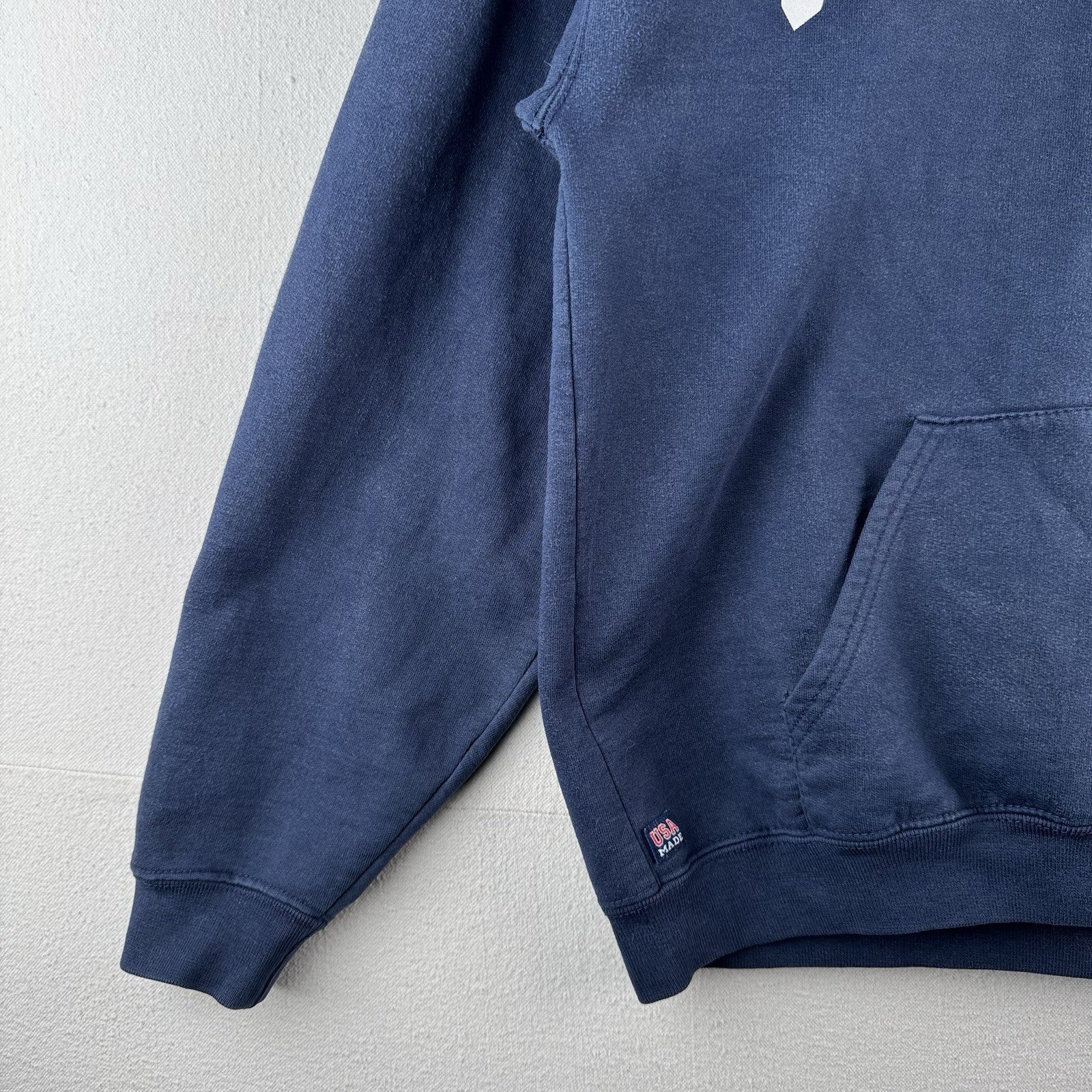 90s Vtg Coast Guard Reverse Weave Hoodie Sweatshirt Cotton Exchange Made USA - M