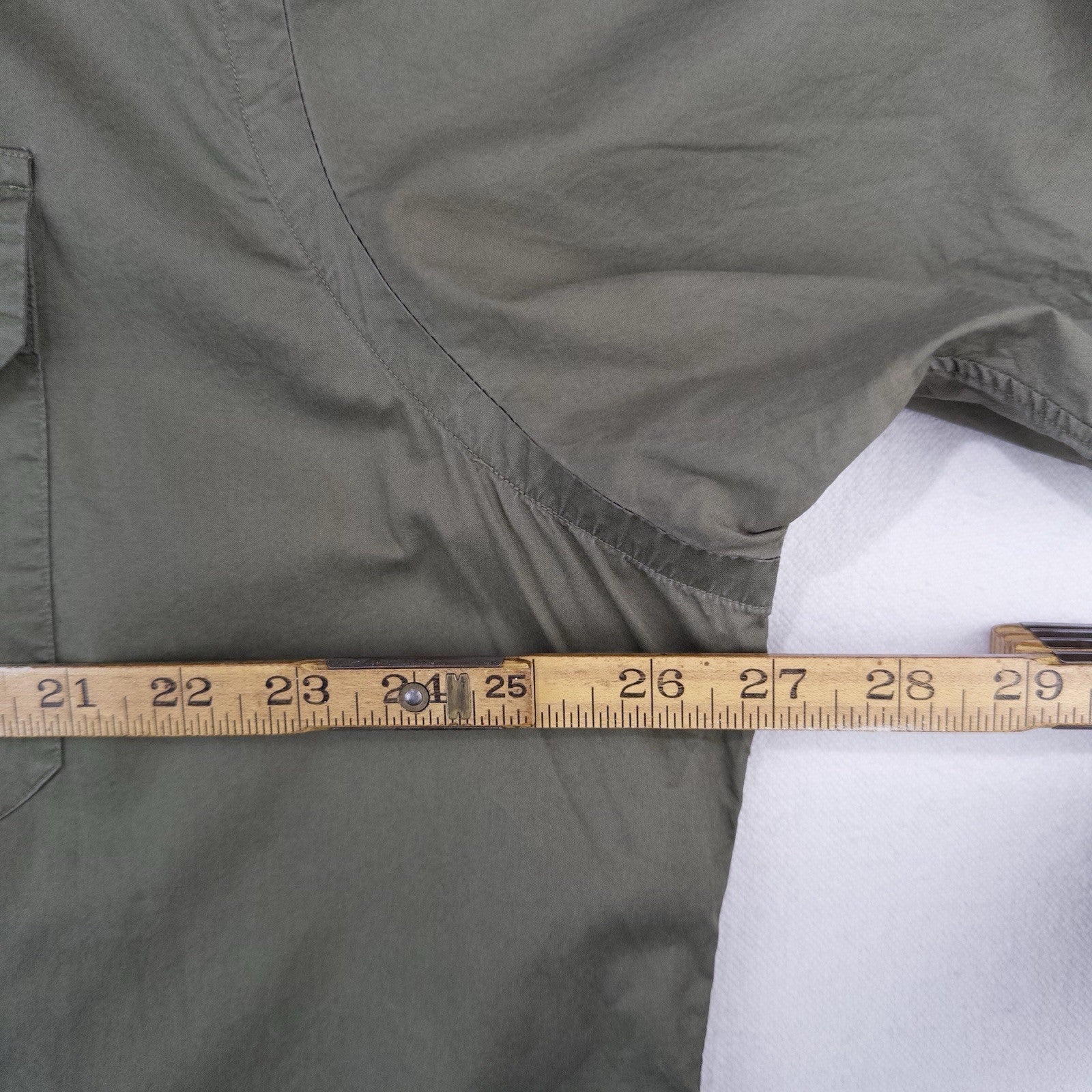 90’s Vtg Polo Ralph Lauren Lightweight SS Button Up Shirt Mens 2XL Green Utility