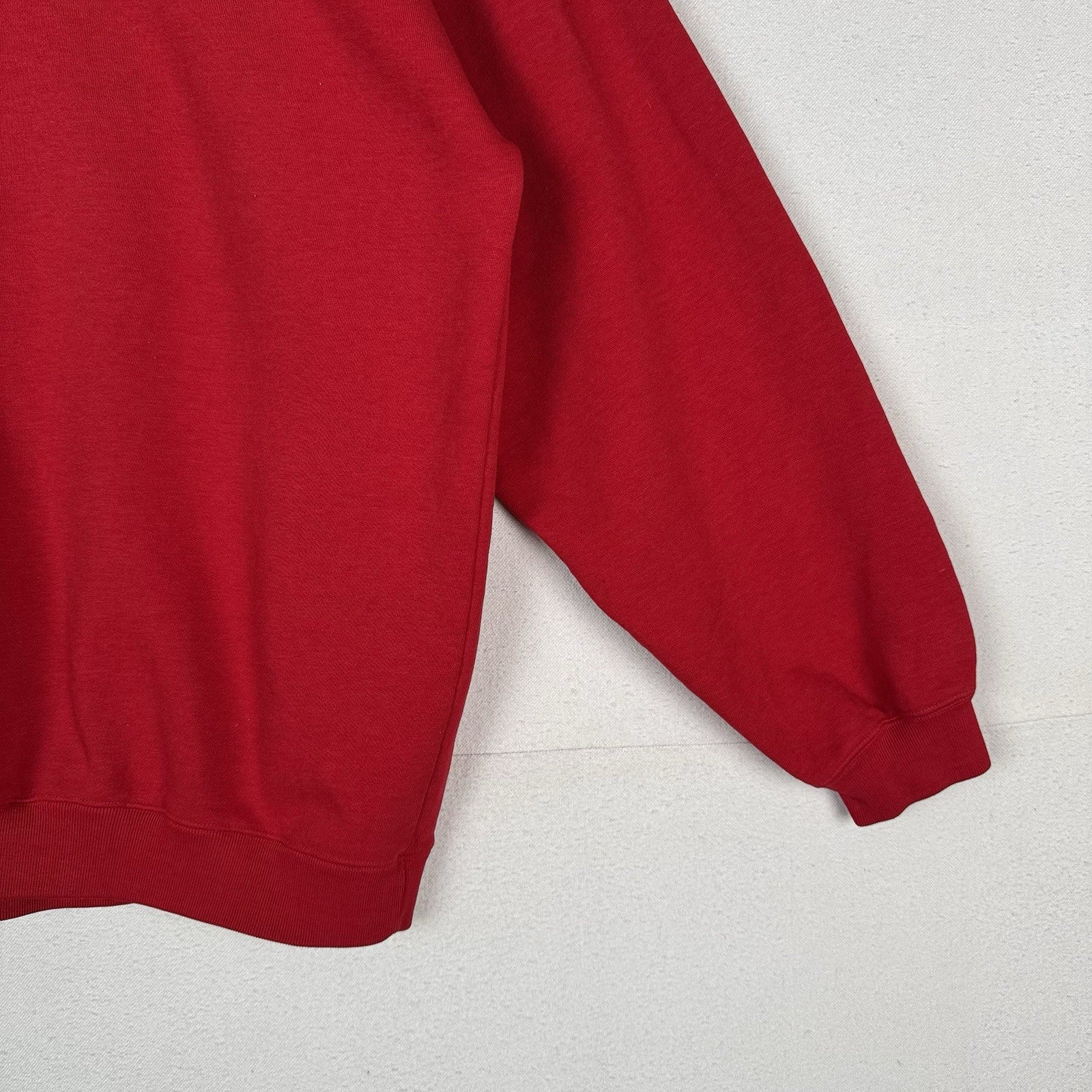 Vintage GAP Sport Sweatshirt XL Boxy Blank Red Pullover Classic 90s