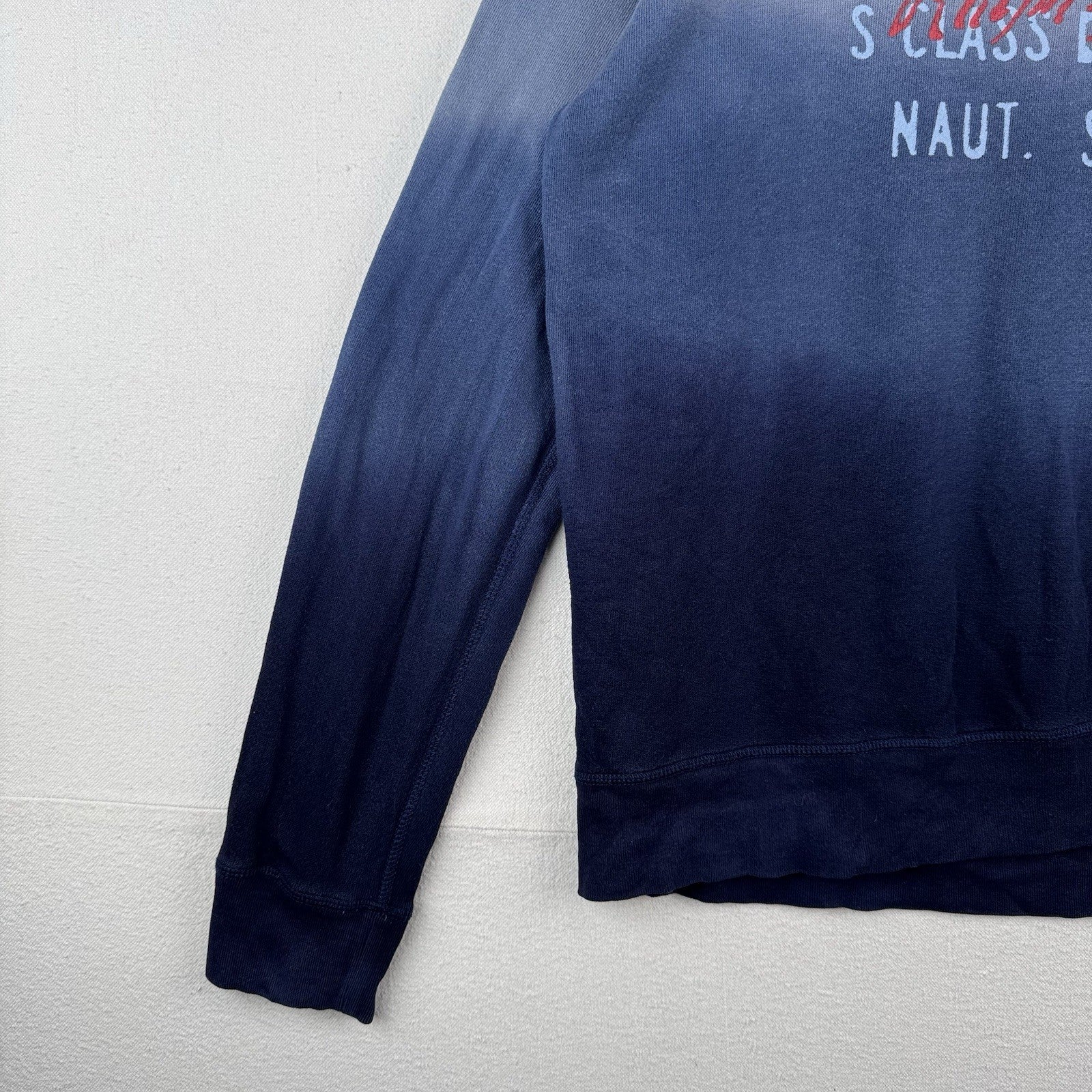 Polo Ralph Lauren RLYC Boys XL 18-20 Navy Ombré Sweatshirt Sailing Yacht Club