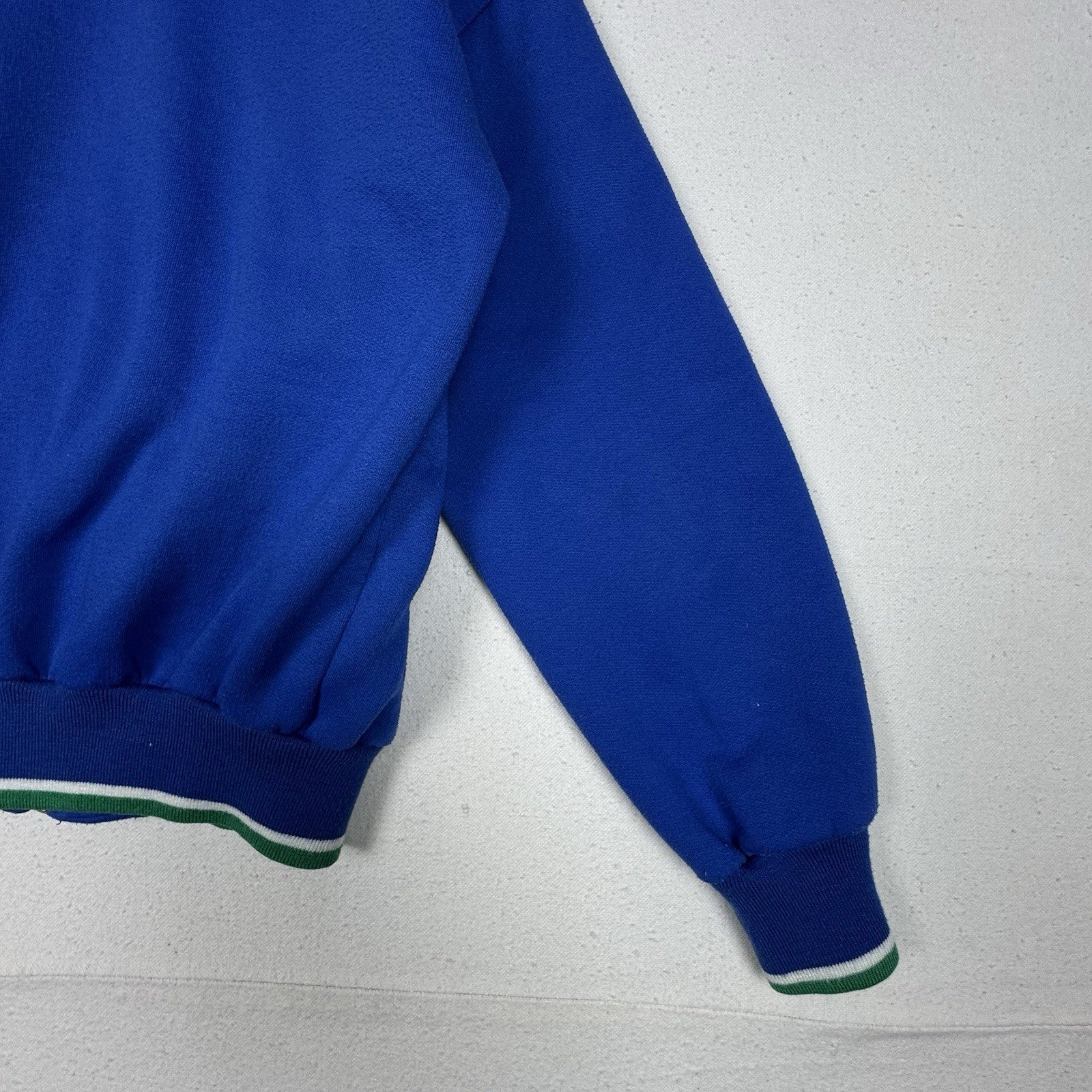 VTG Pony Track Jacket Men Small Retro Stripe Colorblock  Sweatshirt Full Zip Y2K