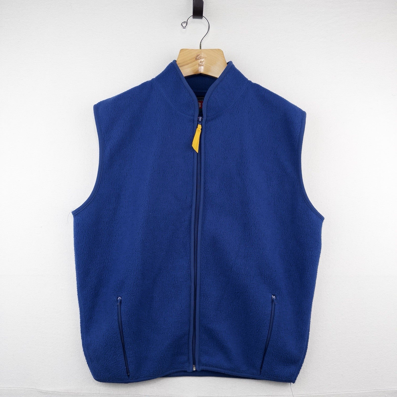 90’s Vtg GAP Alpine Racing Series 317 Cobalt Blue Fleece Vest Men’s Medium