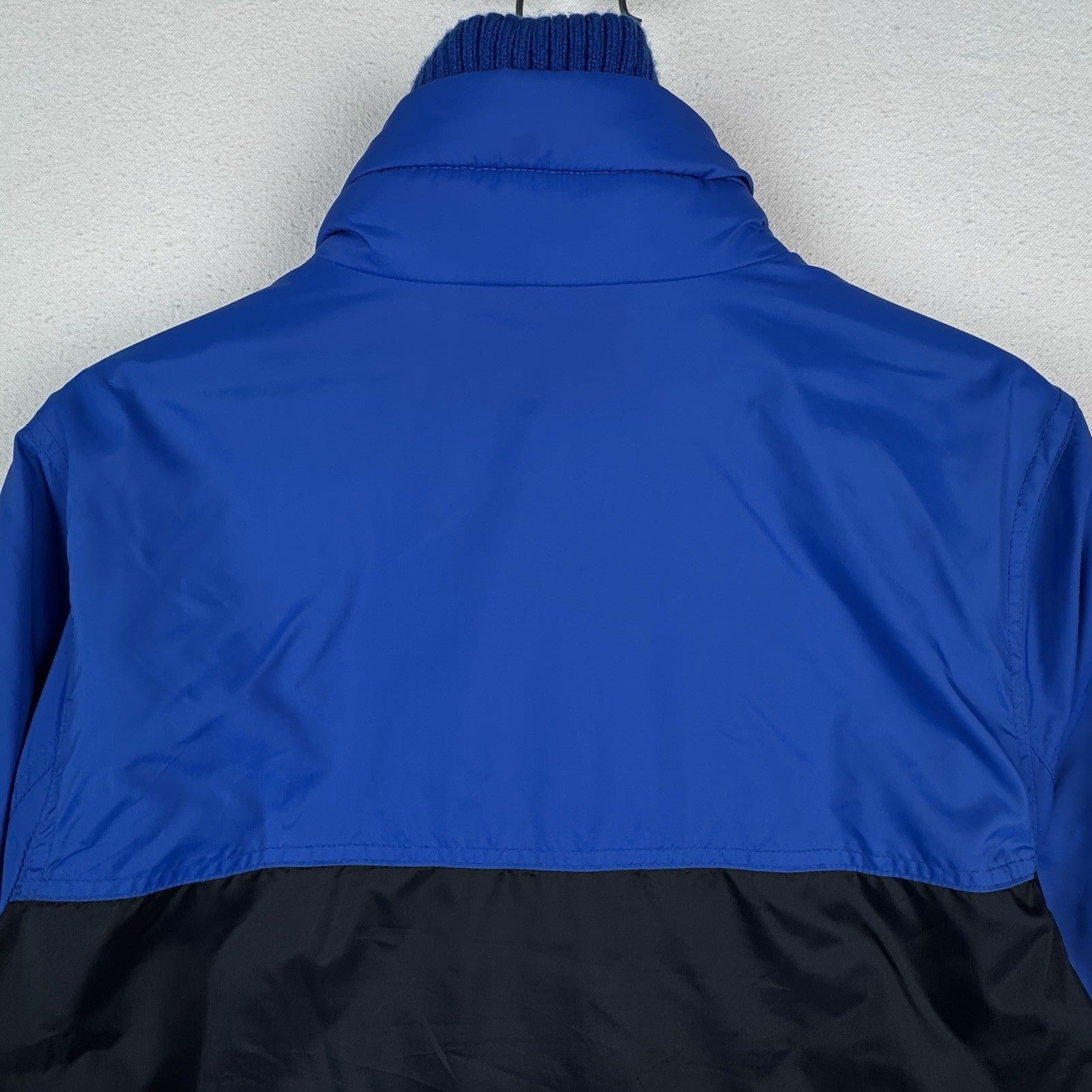 Abercrombie & Fitch Jacket Full Zip Nylon Sweater Collar Moose Logo 2016 Men’s M