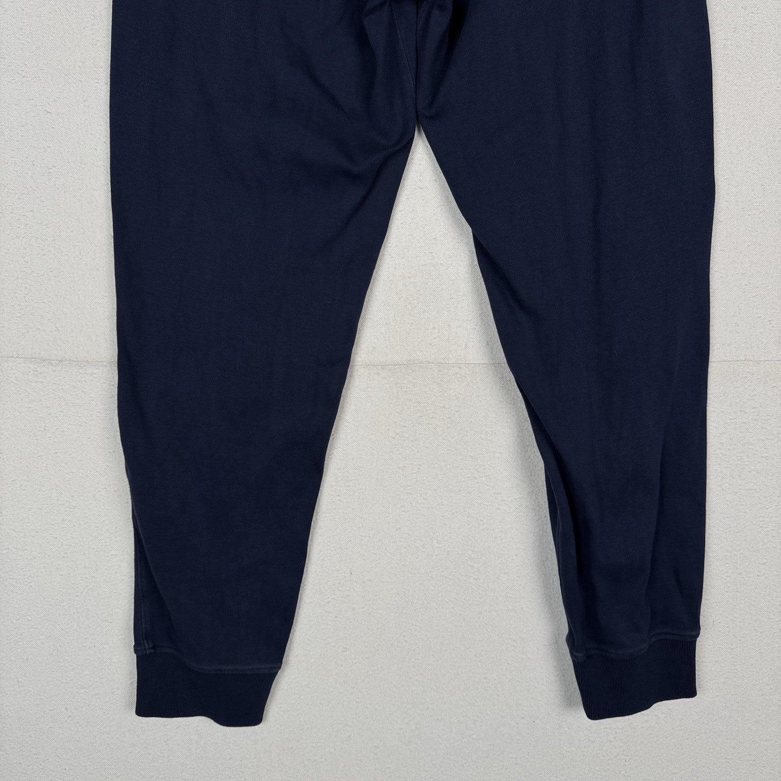 Polo Ralph Lauren Mens Medium Pants Navy Blue Cotton Interlock Jogger Track