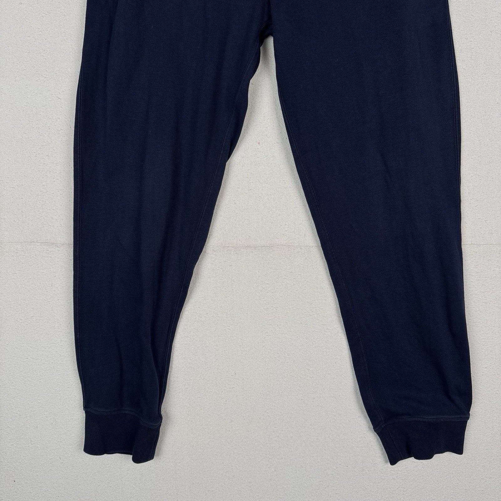 Polo Ralph Lauren Mens Medium Pants Navy Blue Cotton Interlock Jogger Track