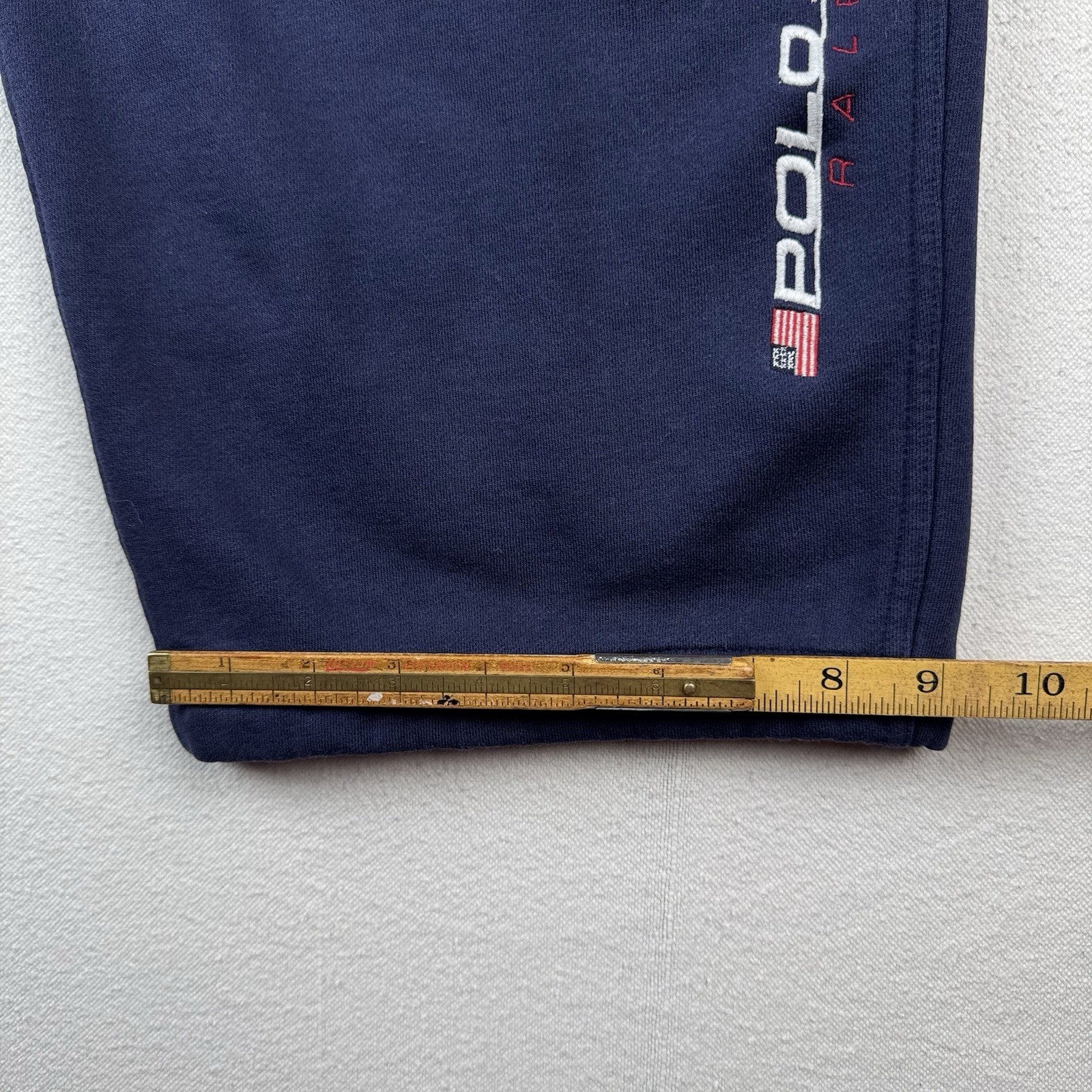 90’s Vtg Ralph Lauren Polo Sport Drawstring Jogger Sweatpants XL Blue Fits 42”