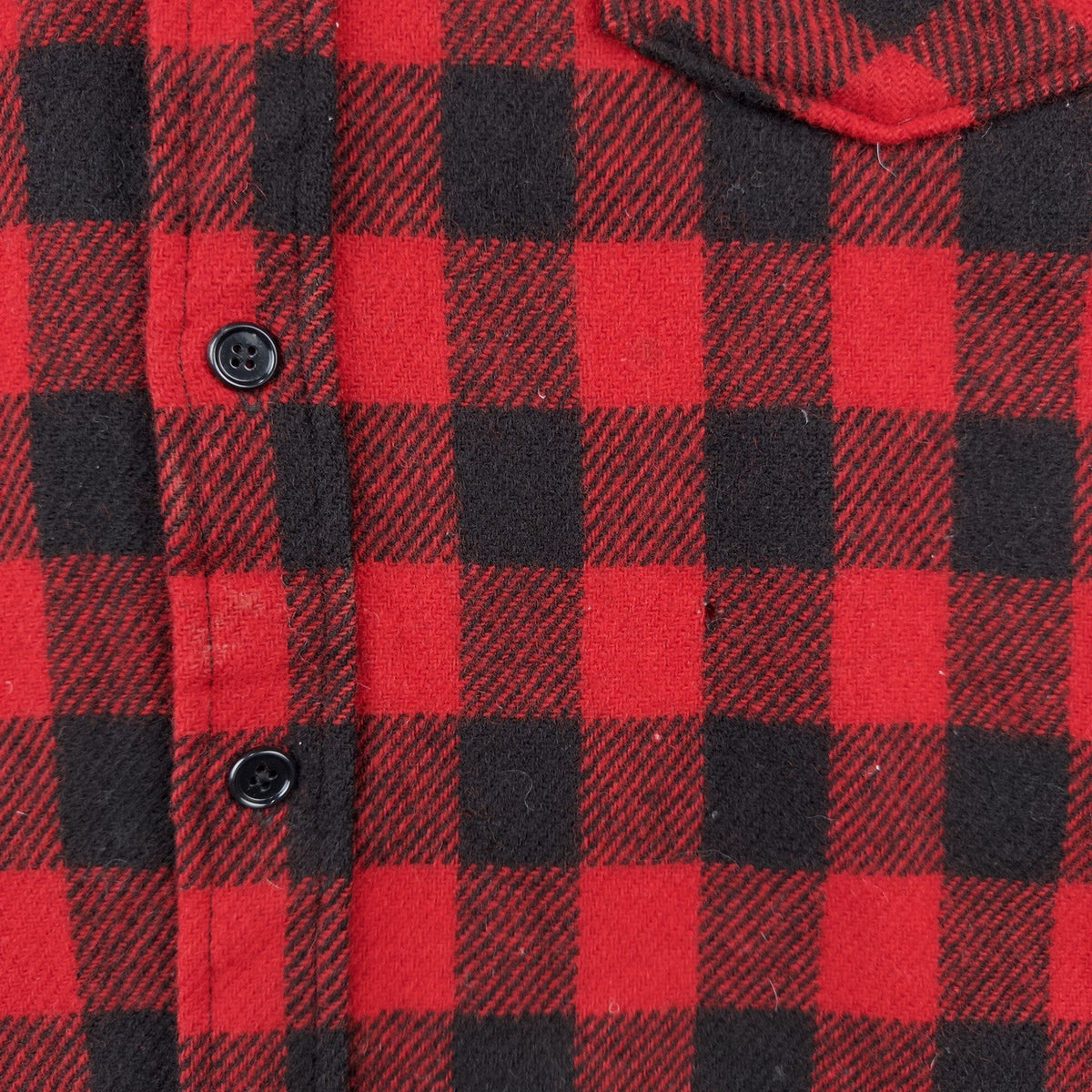 80’s Vtg LL Bean Maine Guide Shirt Wool Red Buffalo Plaid Men’s 2XL Made In USA