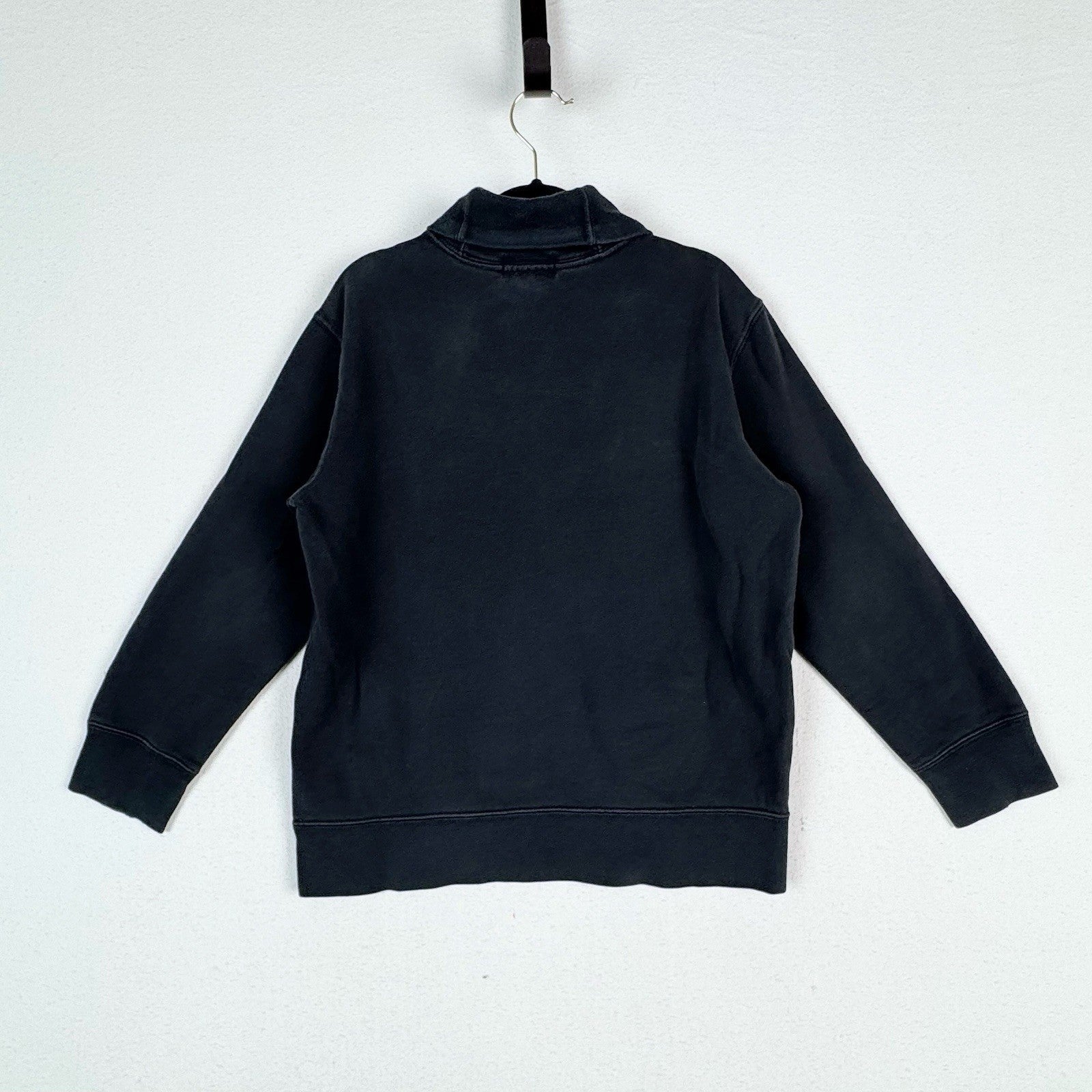 Vintage Polo Ralph Lauren Boys Shawl Collar Sweater Small Size 8 Black Lux Soft