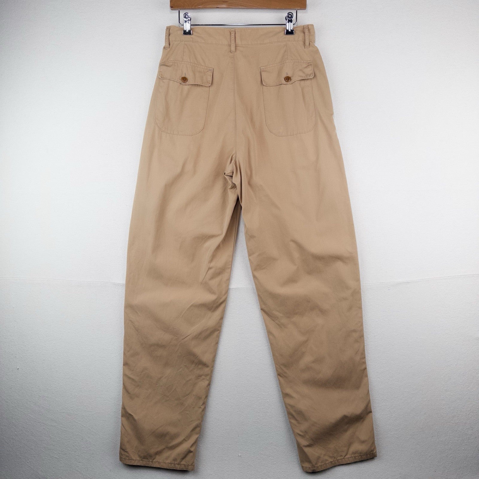 80’s Vtg Polo Ralph Lauren Lightweight Utility Chinos 32x34 (13” Rise) USA *Read