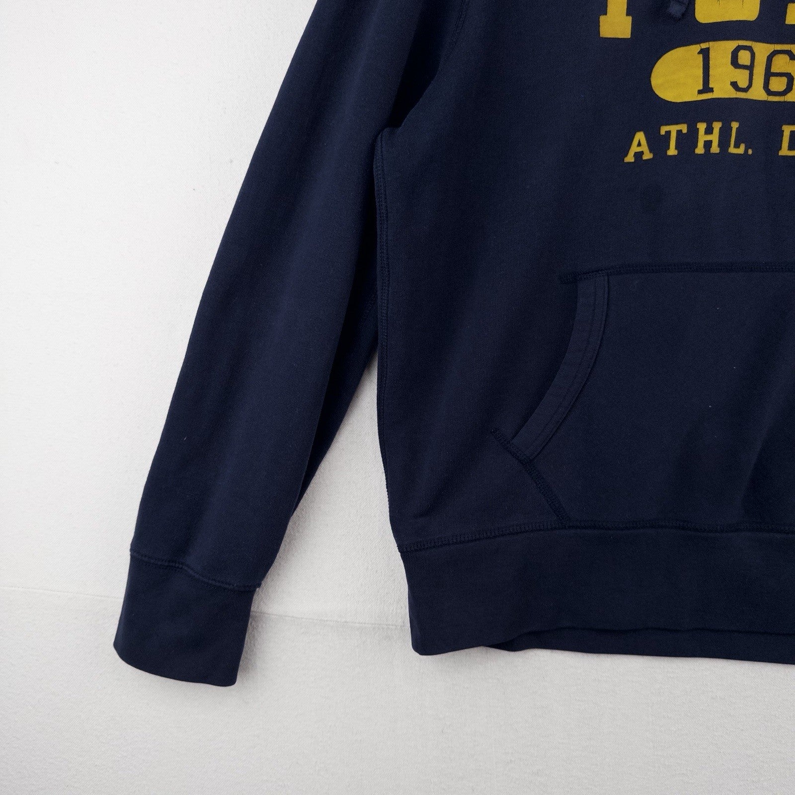 Polo Ralph Lauren Cruise Navy Flock  Athletic Dept Hoodie Fleece Men’s XL