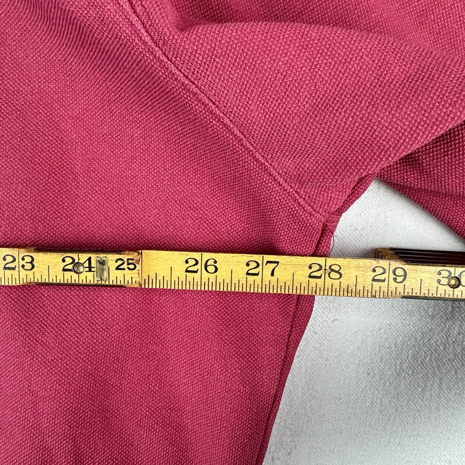 90’s Vtg Polo Ralph Lauren Jersey Sweatshirt Men XL Red Pink Raglan *Sunfaded