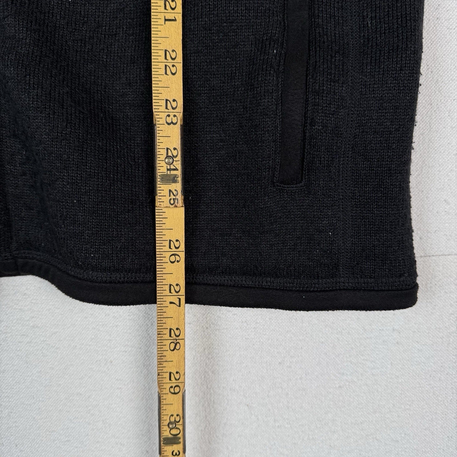 Patagonia Better Sweater Fleece Vest Men’s Large Black Full Zip Sleeveless