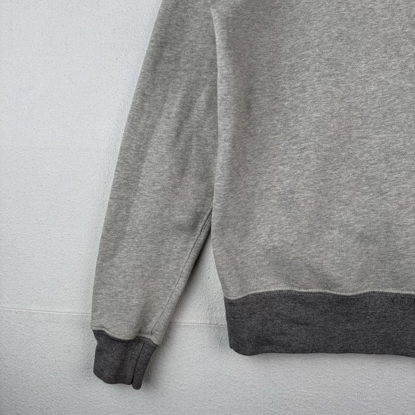 Polo Ralph Lauren USA 67 Hoodie Men’s Small Gray Split Pocket