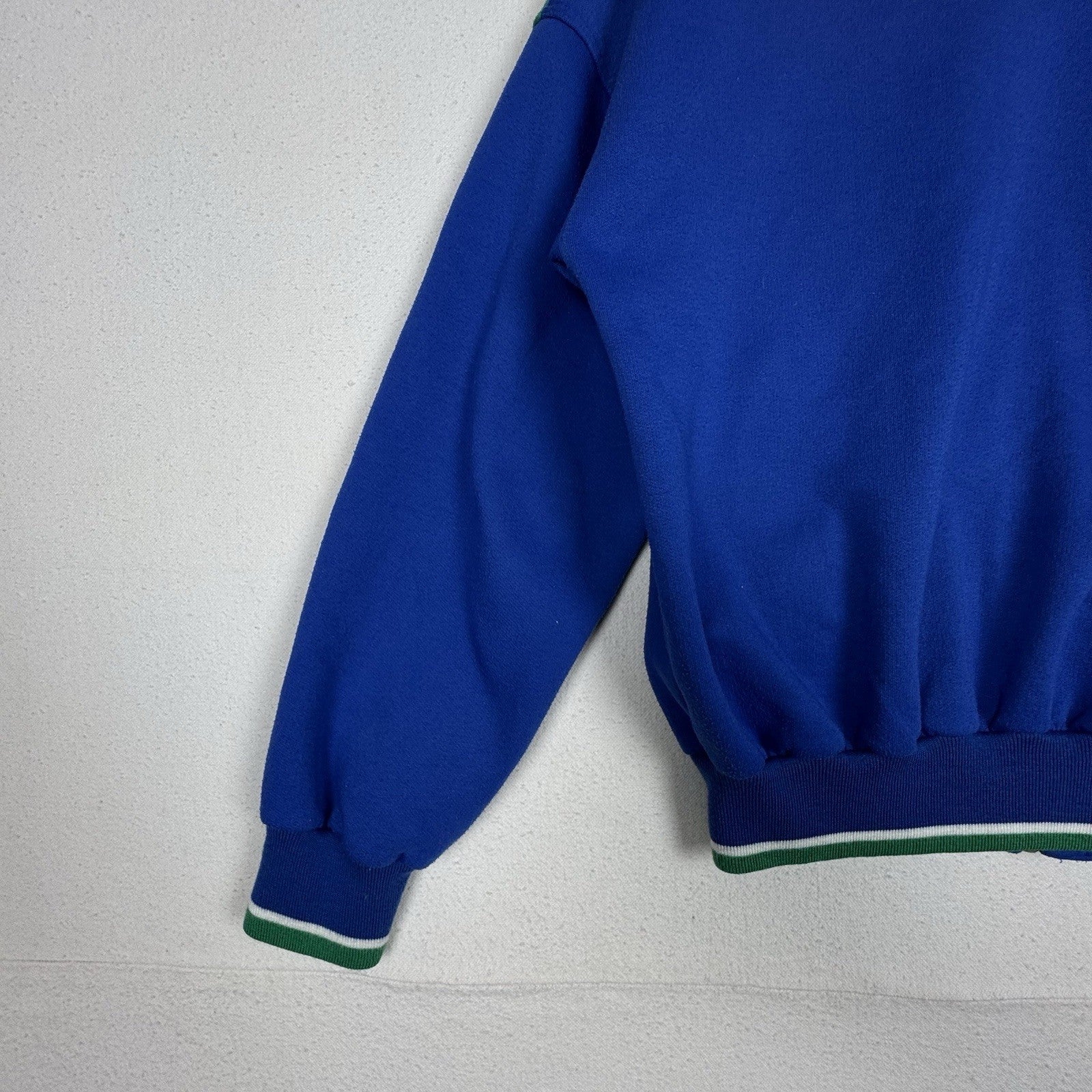 VTG Pony Track Jacket Men Small Retro Stripe Colorblock  Sweatshirt Full Zip Y2K