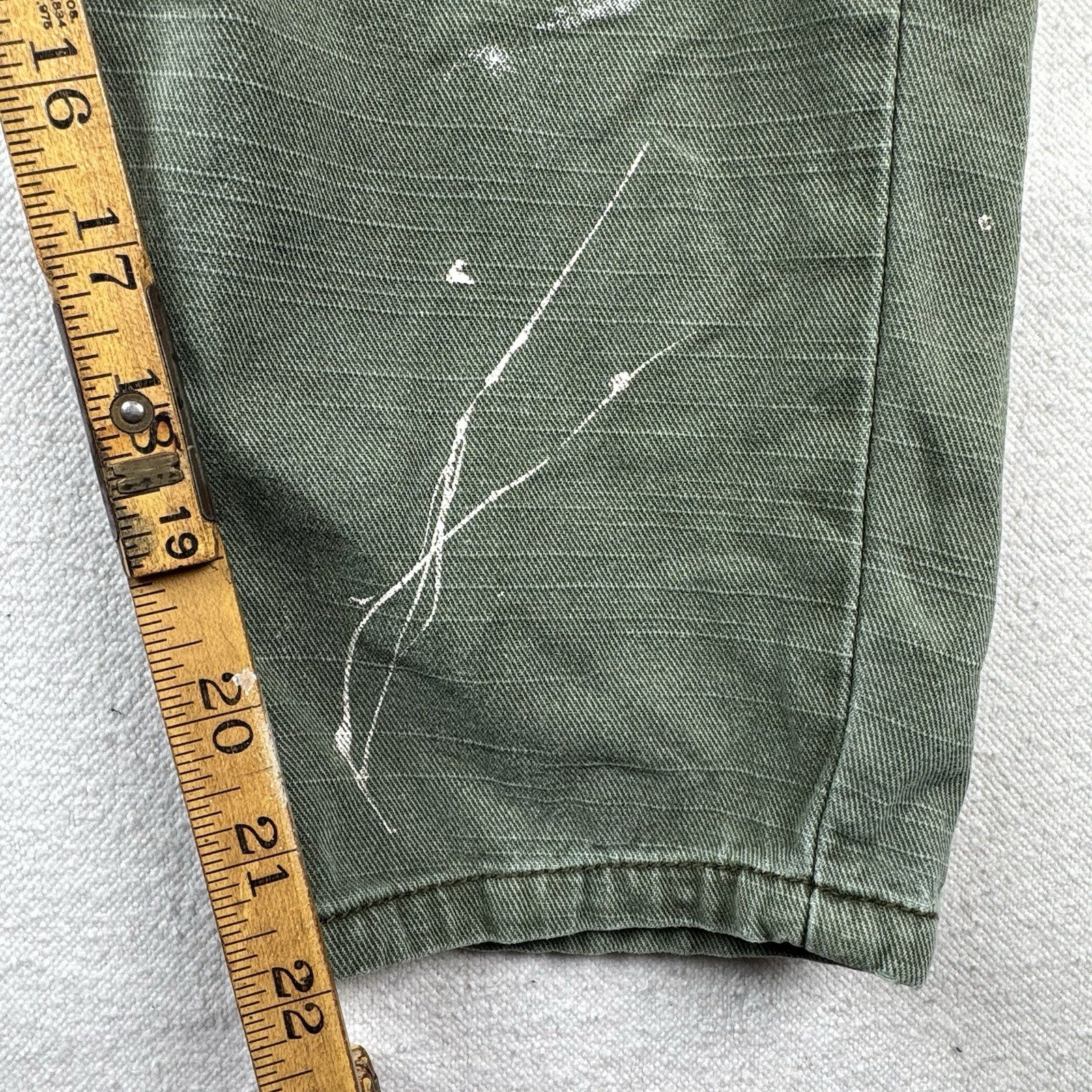 One Teaspoon Long Sleeve Distressed Jumpsuit Cotton Slouchy Snap Women’s XS