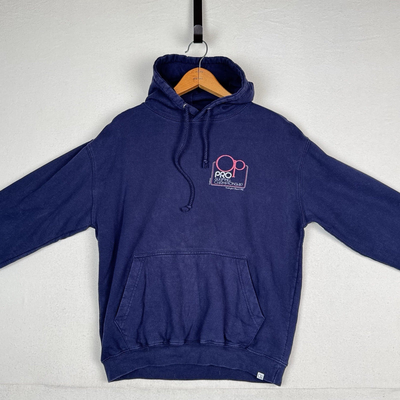 Vintage 80s OP Ocean Pacific Double Sided 1982 Pro Surfing Championship Hoodie M
