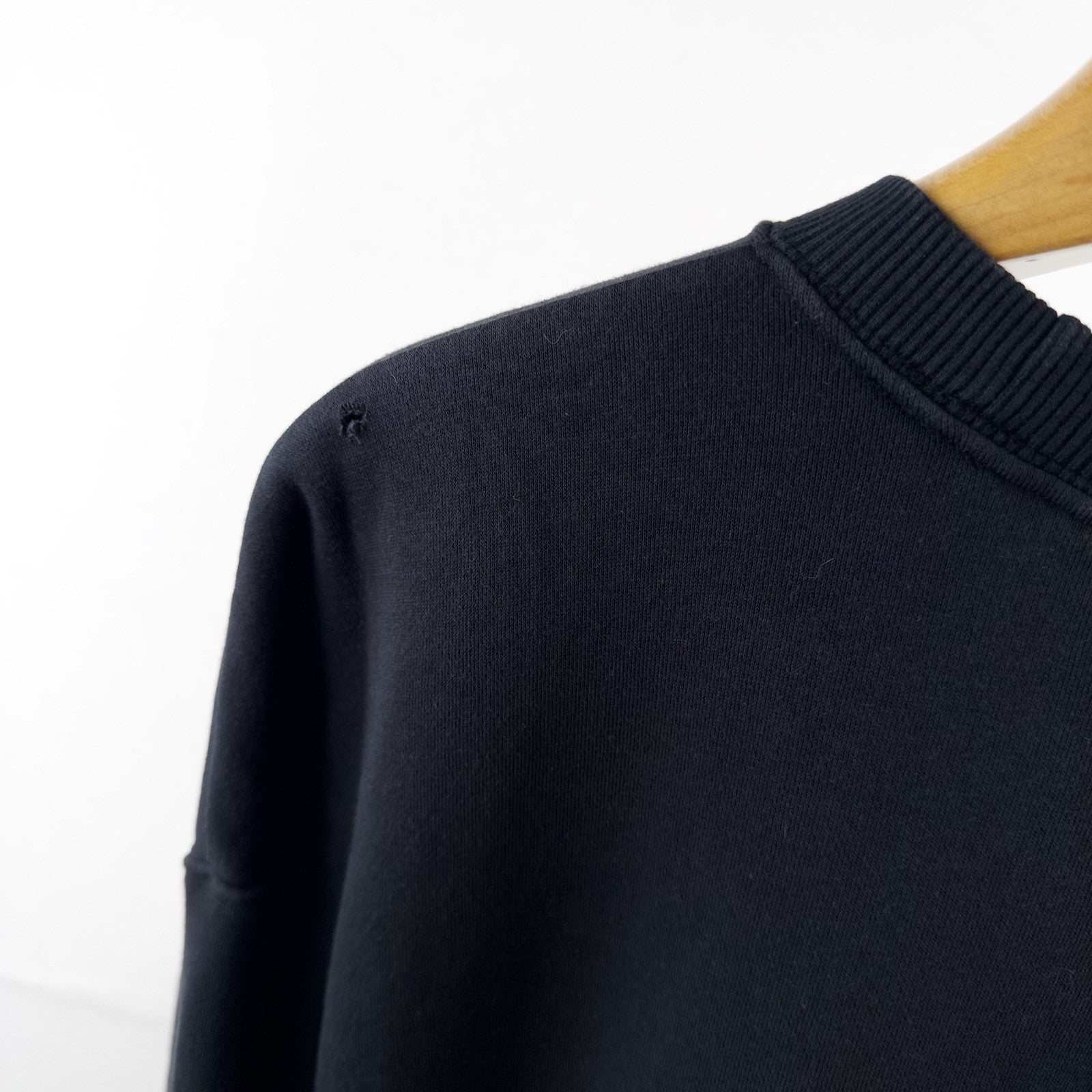Nike Club Fleece Crewneck Center Check Sweatshirt Men’s 2XL Black Pullover