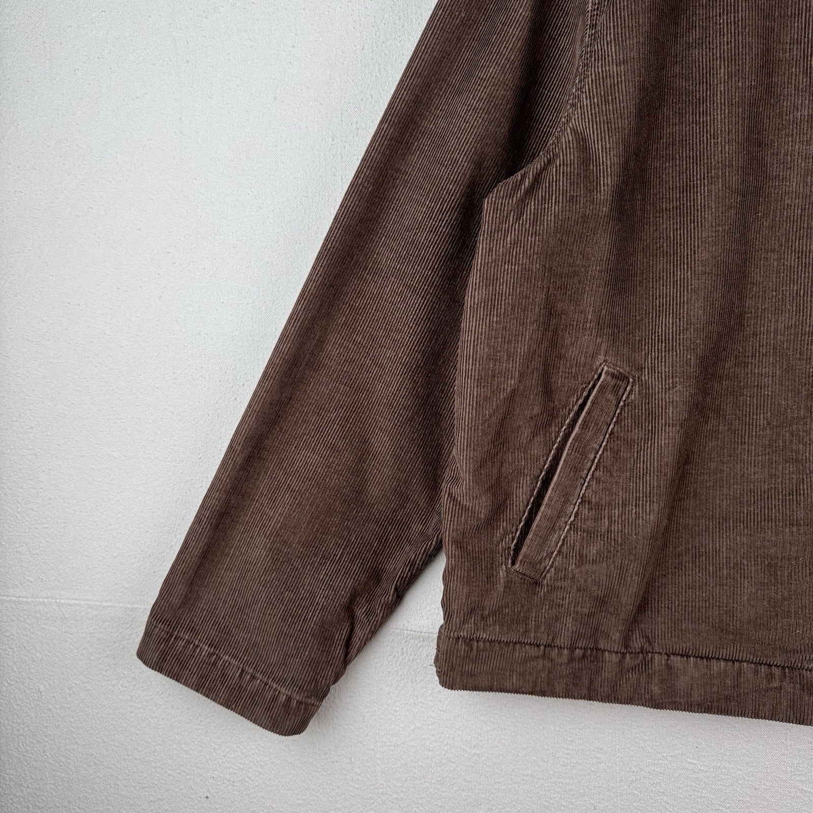Vintage GH Bass Full Zip Corduroy Brown Jacket Men’s Large