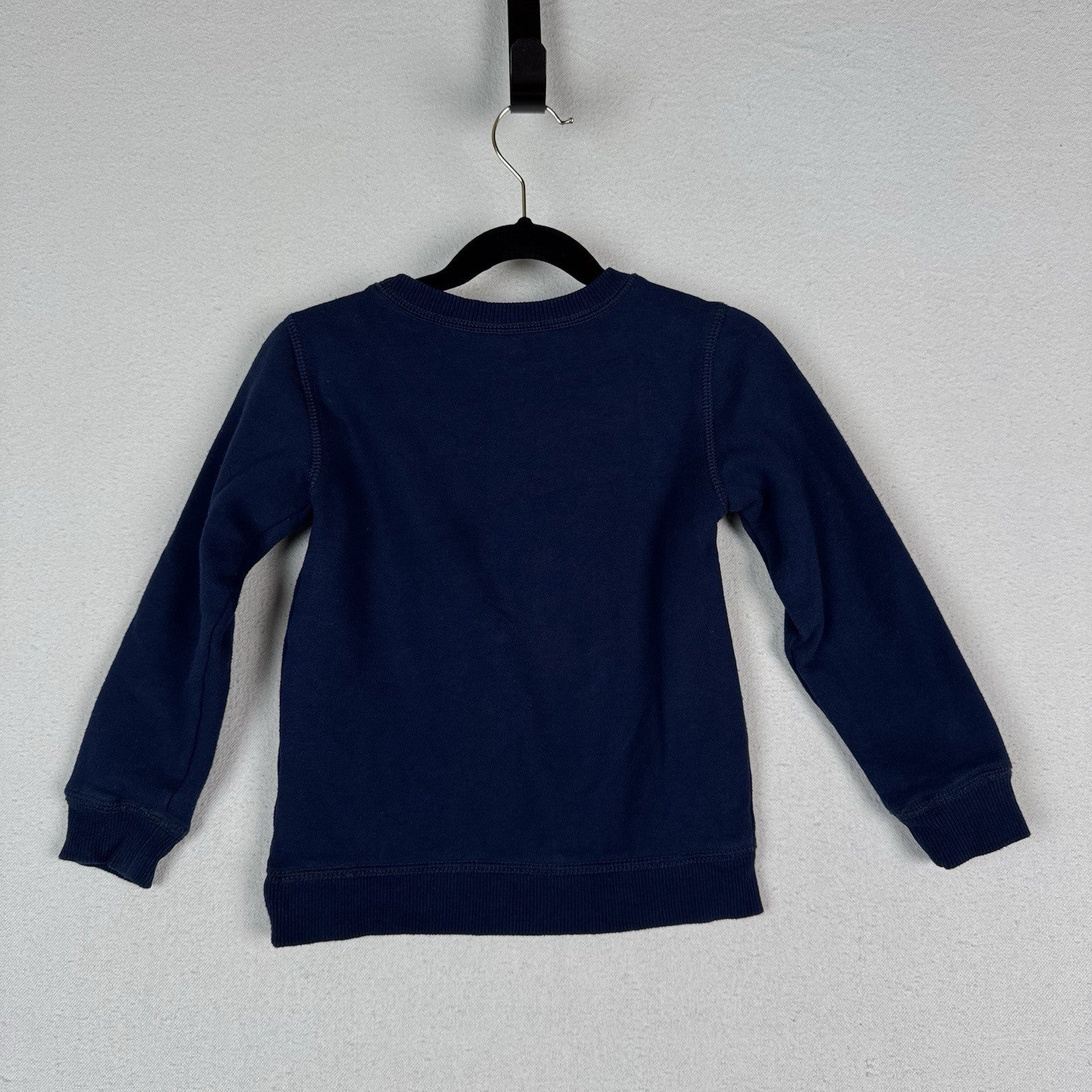 Lot Of 2 Carter's Crewneck Sweatshirts Gray Bear Blue Fox Pullover Size 5T