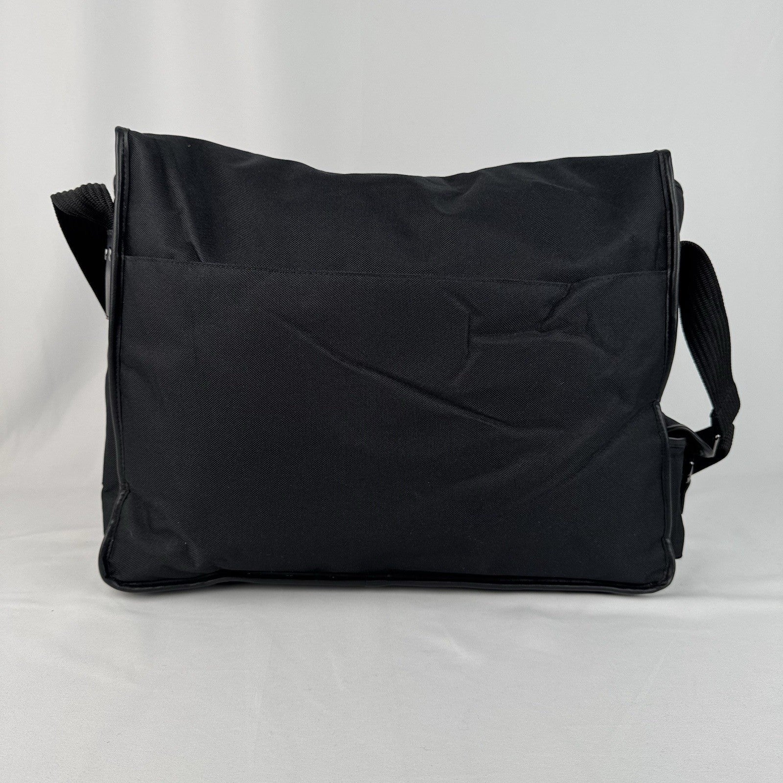 Ralph Lauren Large Canvas Satchel Commuter Travel Black Computer Bag 16”