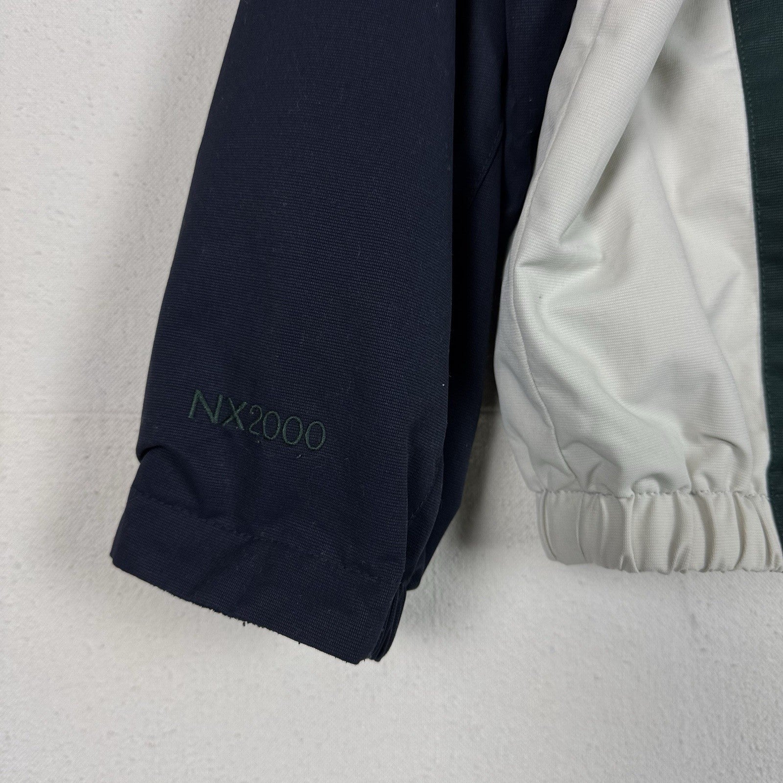 Nautica Reversible Jacket Mens XL NX2000 Fleece Insulated Full Zip Nylon Y2K