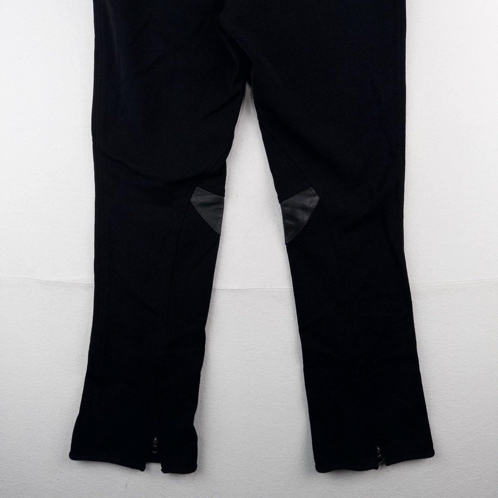 Ralph Lauren Blue Label Wool Blend Black Riding Equestrian Pants Boot Zippers 12