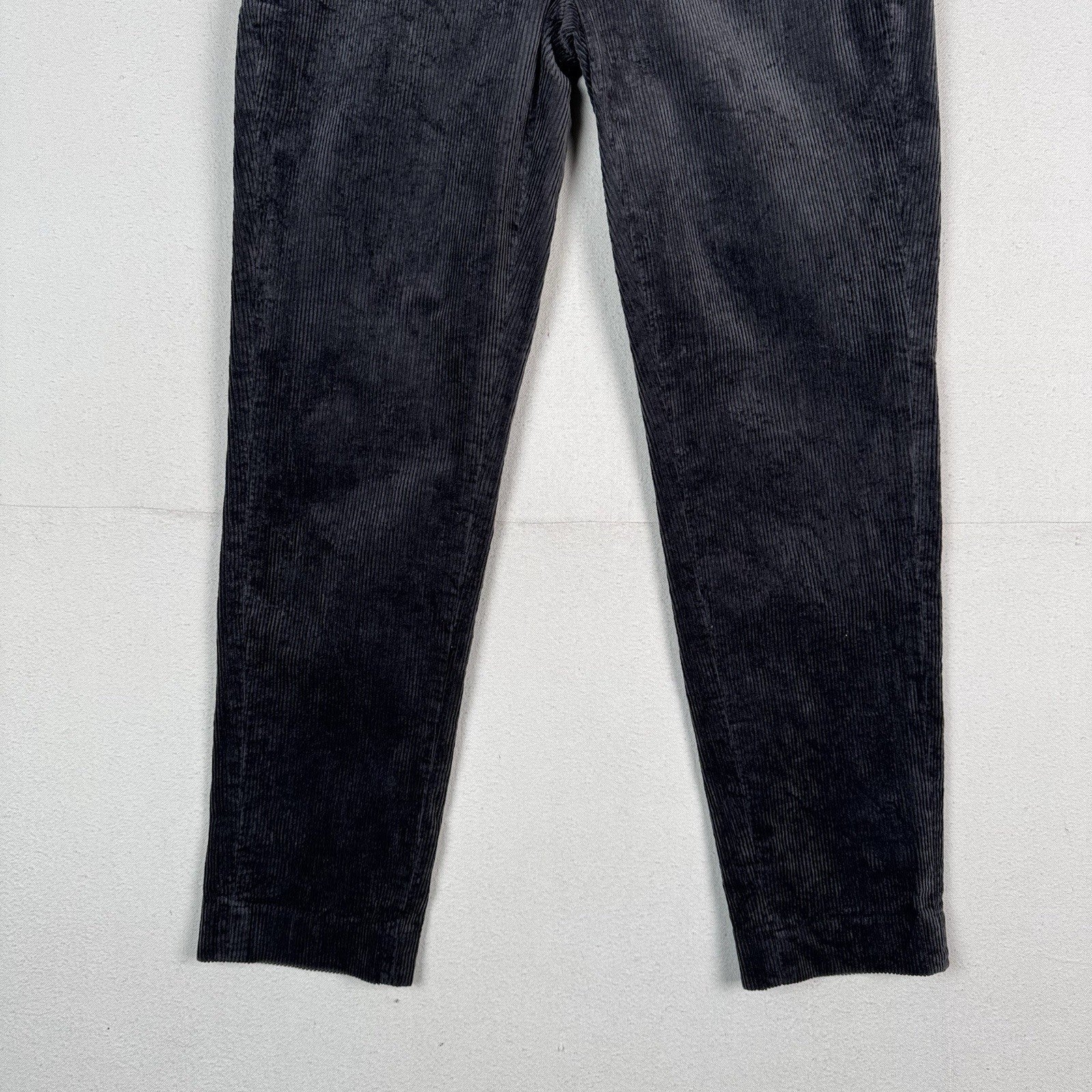 Brooks Brothers Milano Fit Corduroy Straight Leg Pants Men’s 34x32 (34x30) Grey