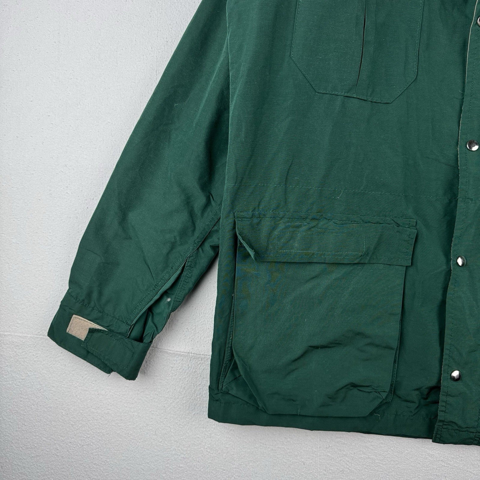70's Vintage Sierra Designs Men's Medium Pine Green 60/40 Hooded Parka Jacket