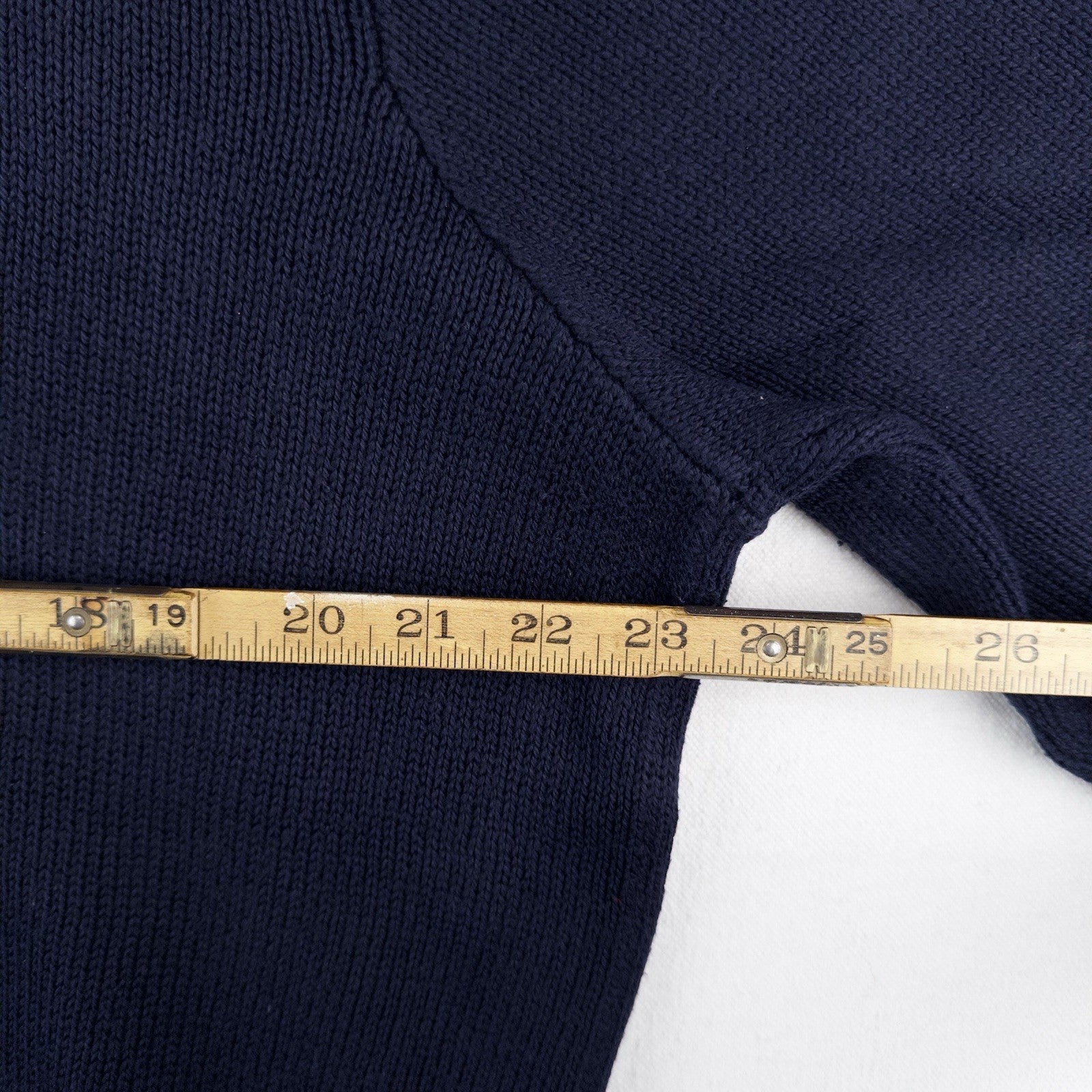 90's Vintage Polo Ralph Lauren Sweater Men's XL Navy Blue Crewneck Pima Cotton