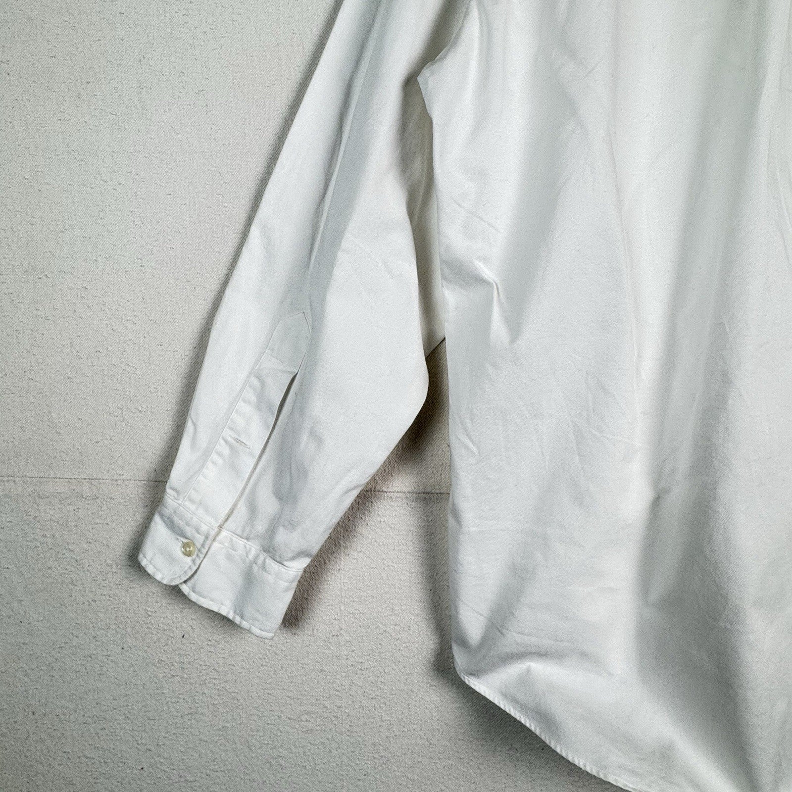 Vtg Polo Ralph Lauren Postboy Shirt Men’s XL White Cotton Band Collar Old Money